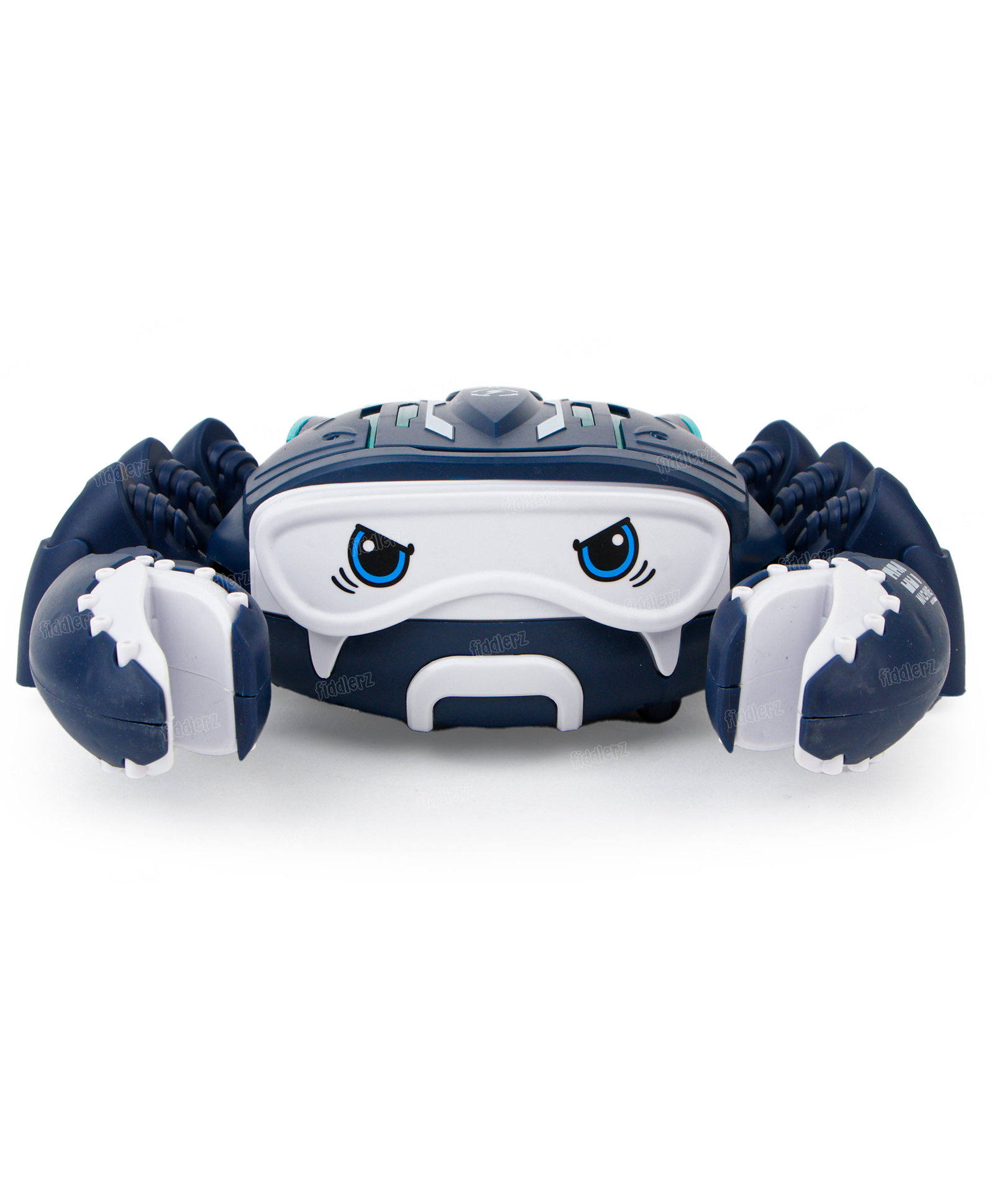 Fiddlerz Mechanical Crab Robot for Kids with Spray Mist Light-Up Eyes and Music Crawling Crab Toy Fun Interactive Educational STEM Play Toy for Boys and Girls (Blue)-image-32