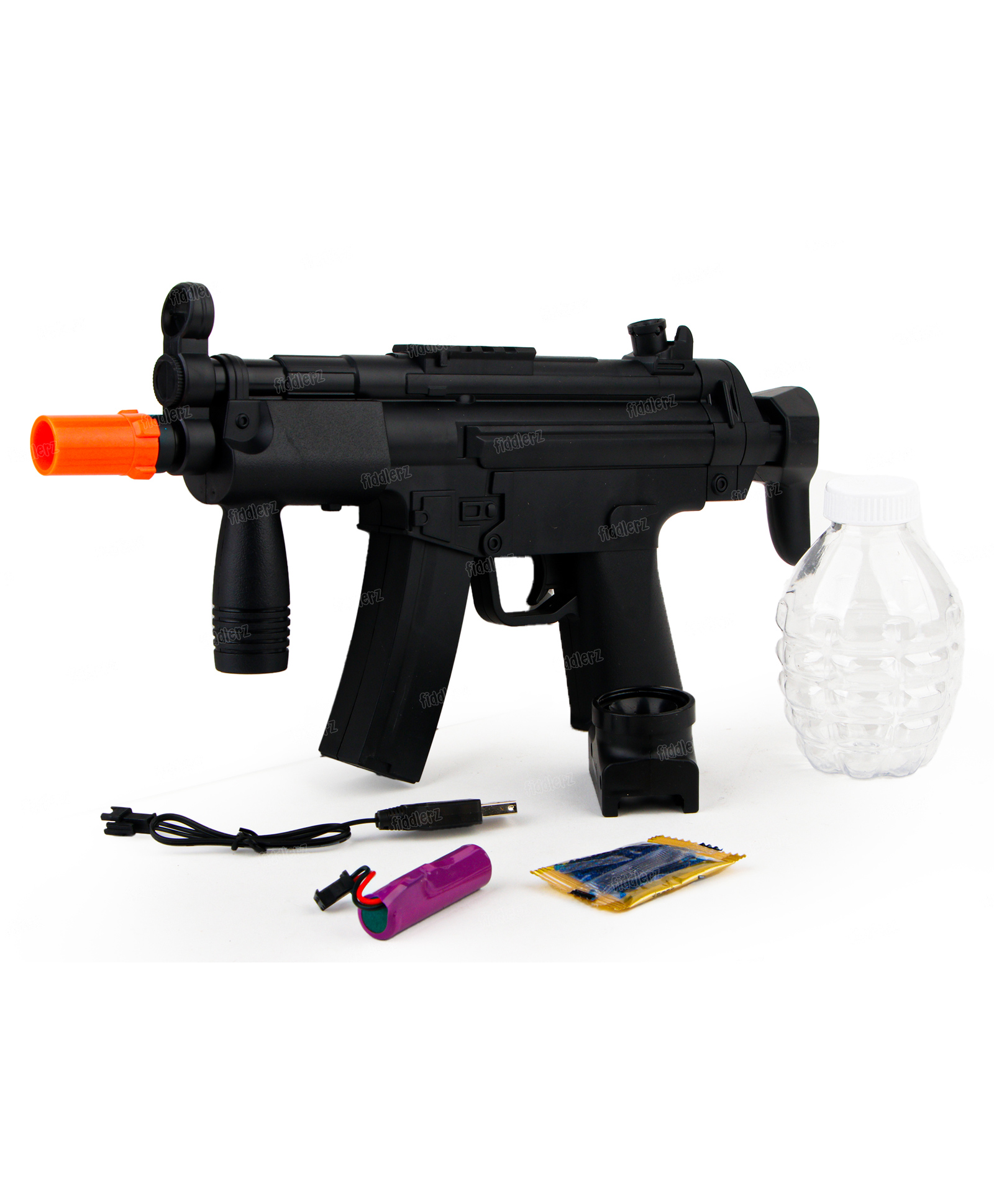Fiddlerz Electric Ball Blaster Gun for Kids with Rechargeable Battery and Water Gel Balls Exciting Outdoor Toy for Boys and Girls (Age 3 +) - Black-picture-26