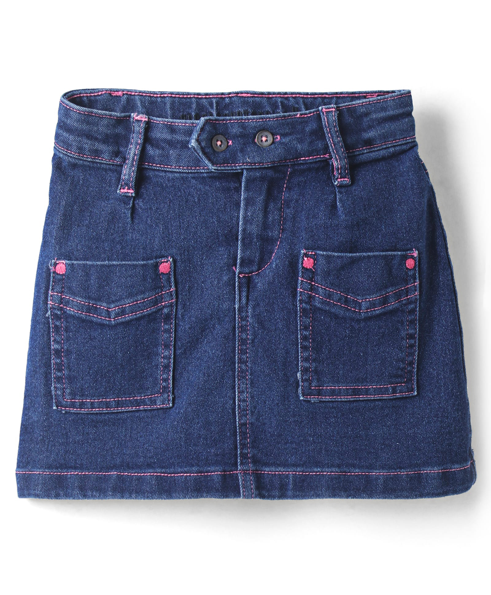 Under Fourteen Only Frill Detailed Embroidered Skirt - Navy Blue-picture-11