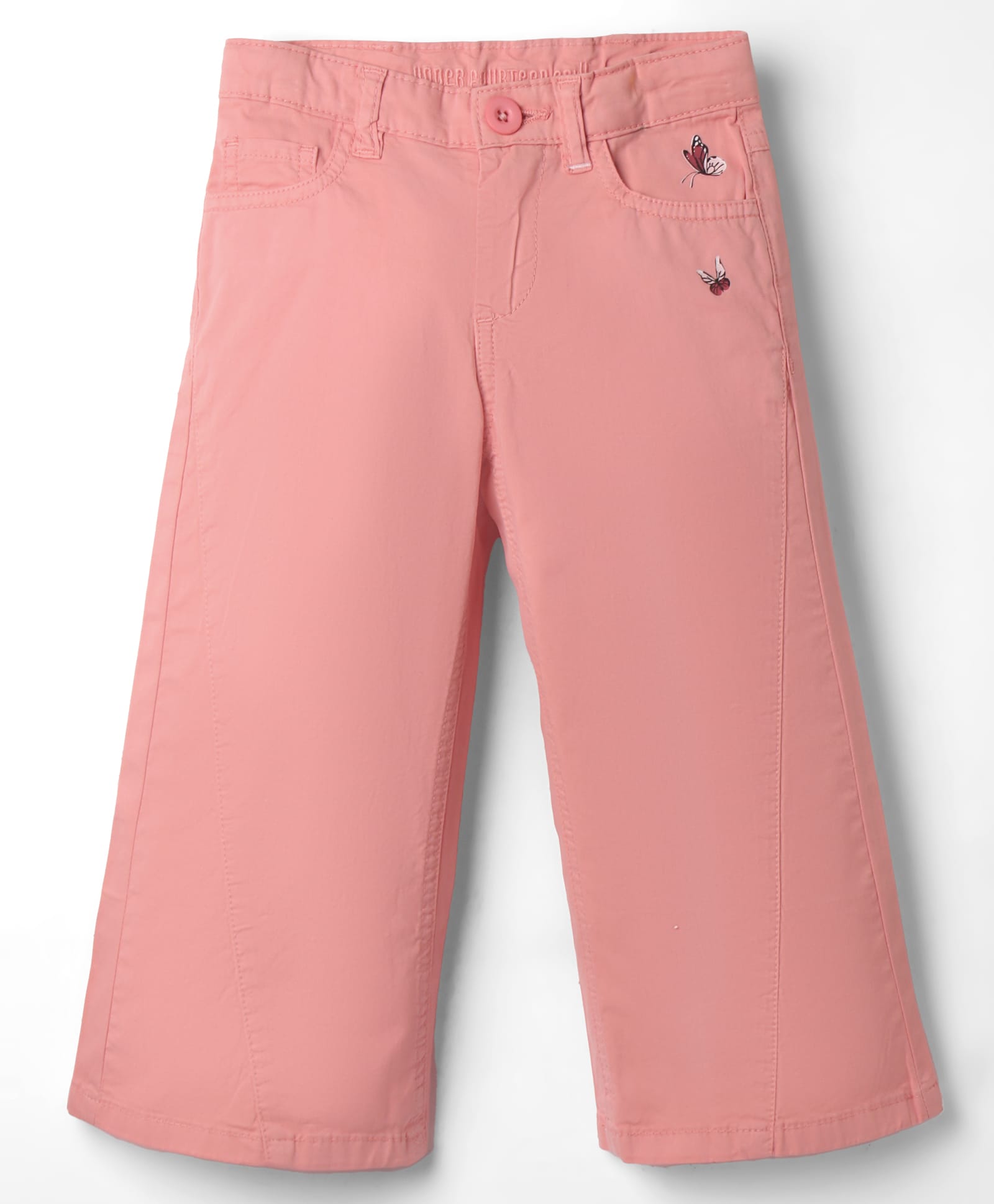 Under Fourteen Only Butterfly Printed Jeans - Pink-picture-11