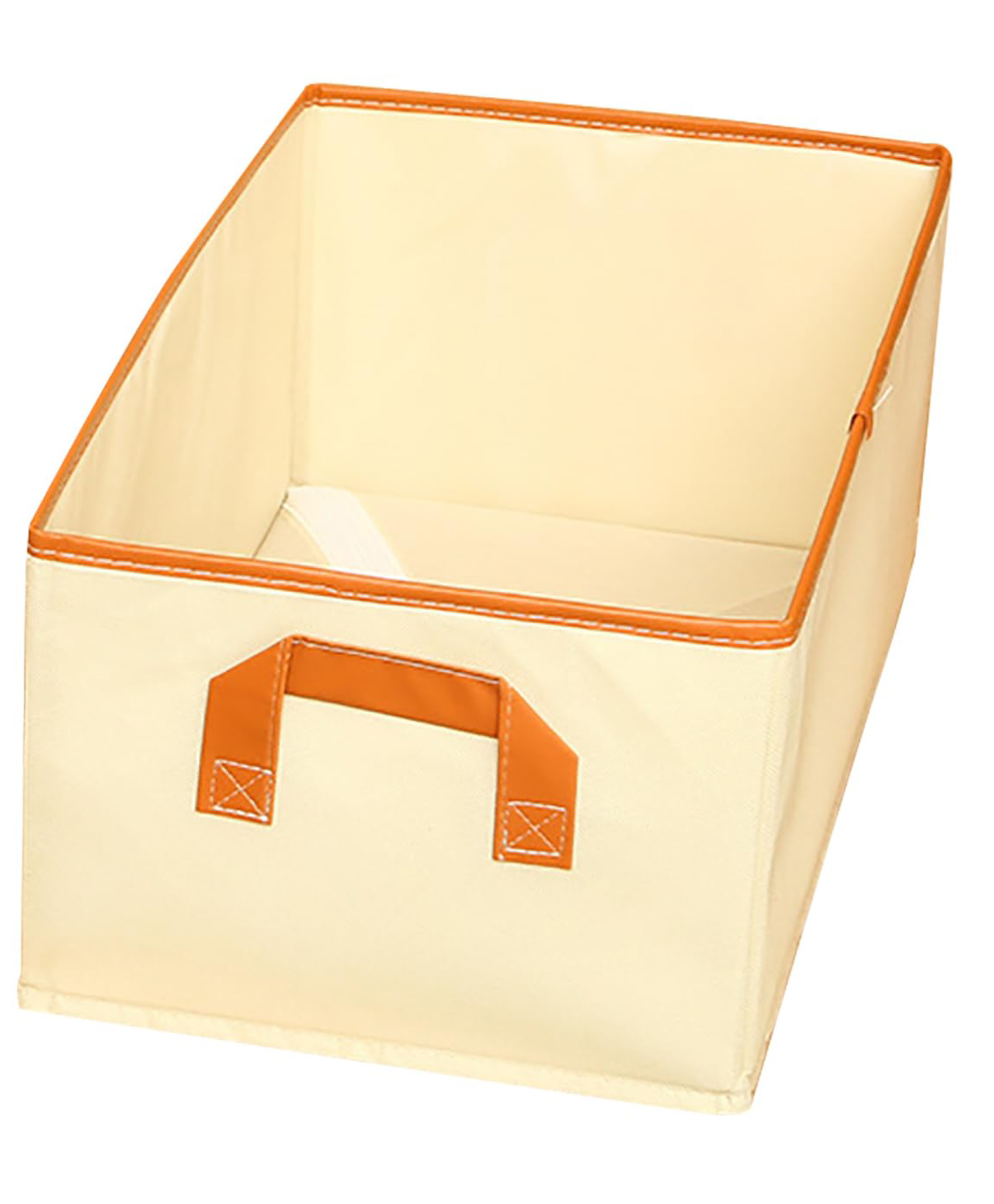 House of Quirk Store Wardrobe Organizer For Clothes With Metal Fram Foldable Storage Box, Storage Boxes For Baby Cloths, socks, Soft Toys -Cream-image-40