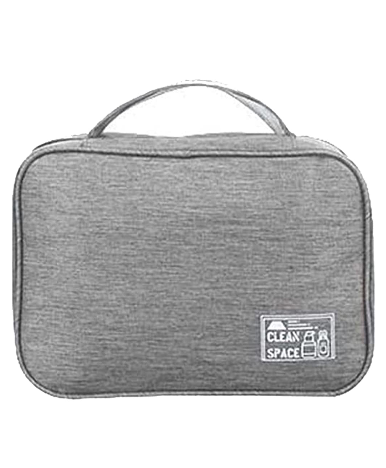 House of Quirk Travel Cosmetic Travel Bag For Men With Hanging Hook, Hanging Toiletry Bag, Waterproof Makeup Cosmetic Bag Travel Organizer For Accessories Grey - W-17 Cm-picture-15