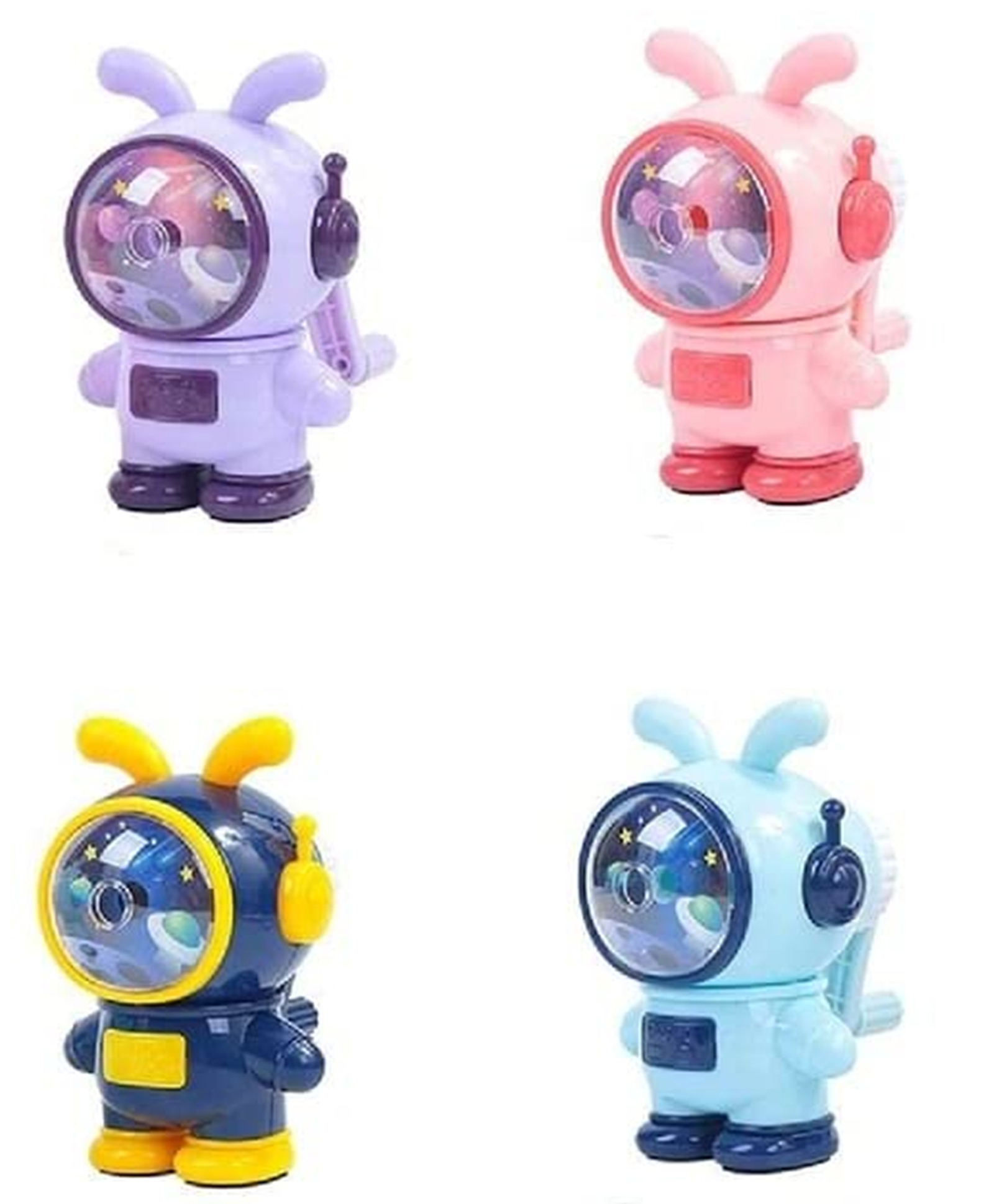 Flaze Cute Design Pencil SharpenerBeautifull Rabbit And Attractive Astronaut Mechenical table Sharpener For Kids.Best Return Gifts set-PACK OF 1-( COLOR AND DESIGN MAY VARY )-image-23