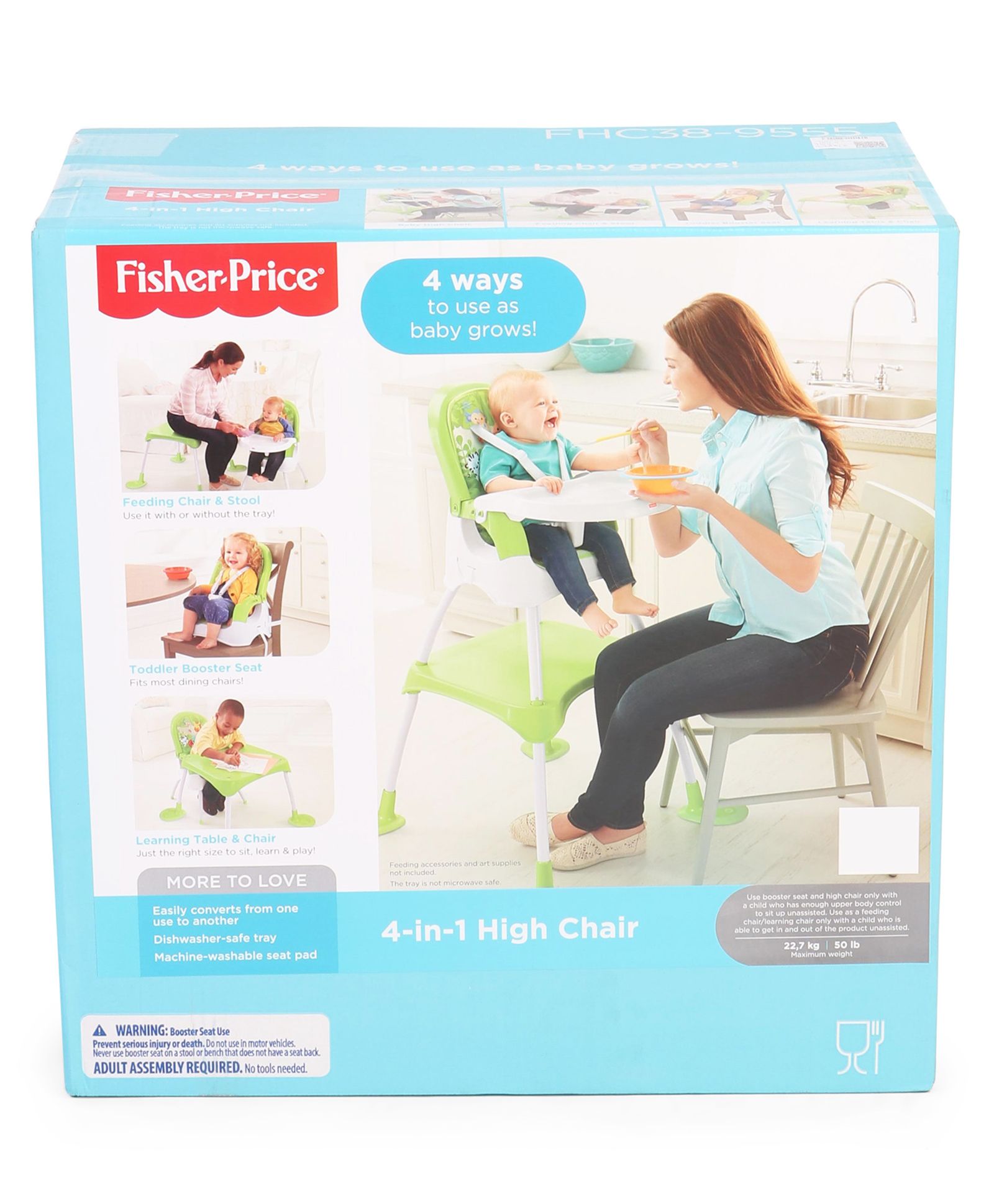 Fisher Price 4 In 1 High Chair Green Online In India Buy At Best