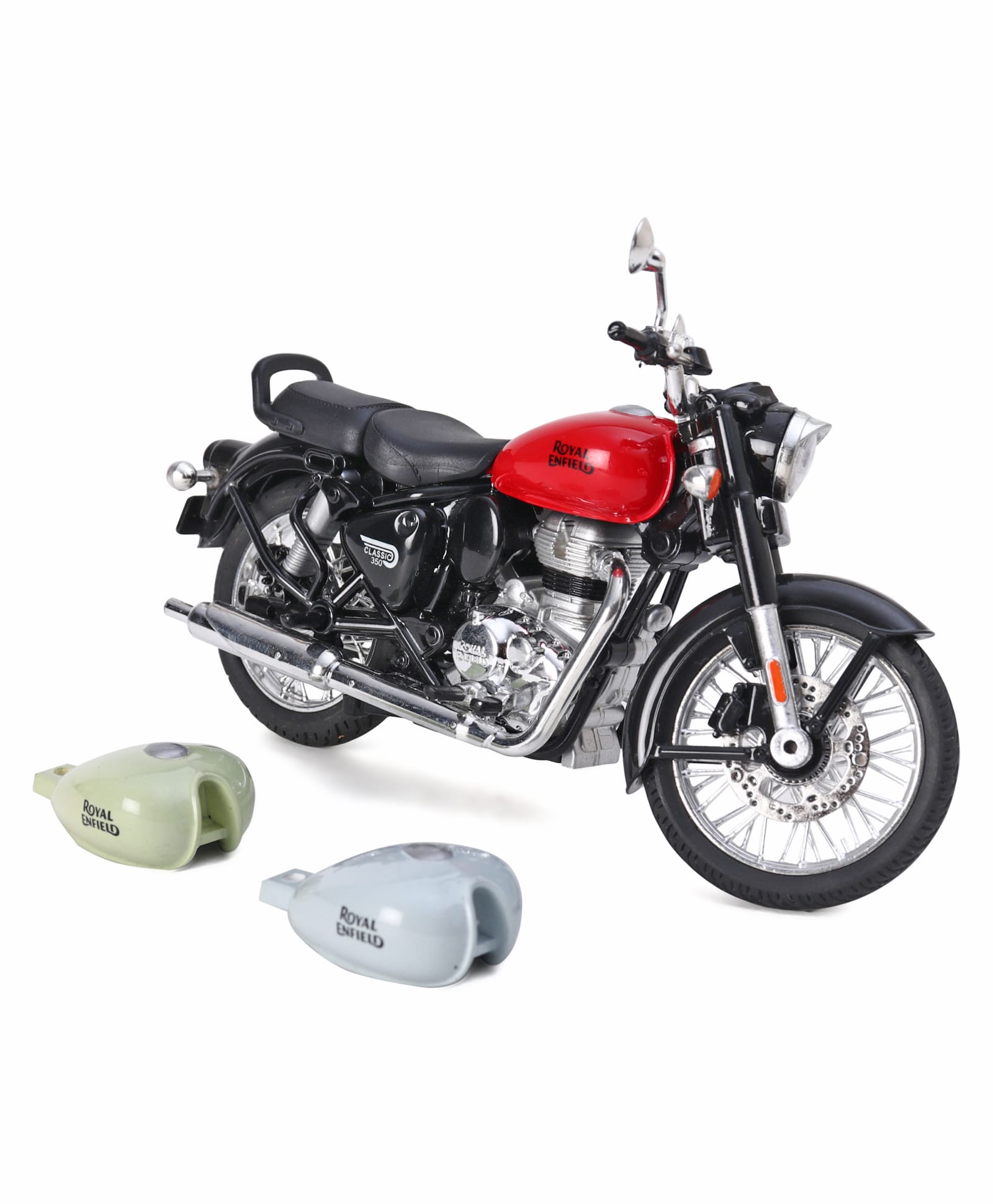 Centy Royal Enfield Classic 350 1 15 Scale Licensed MIY Bike Toy - Multicolour-picture-15