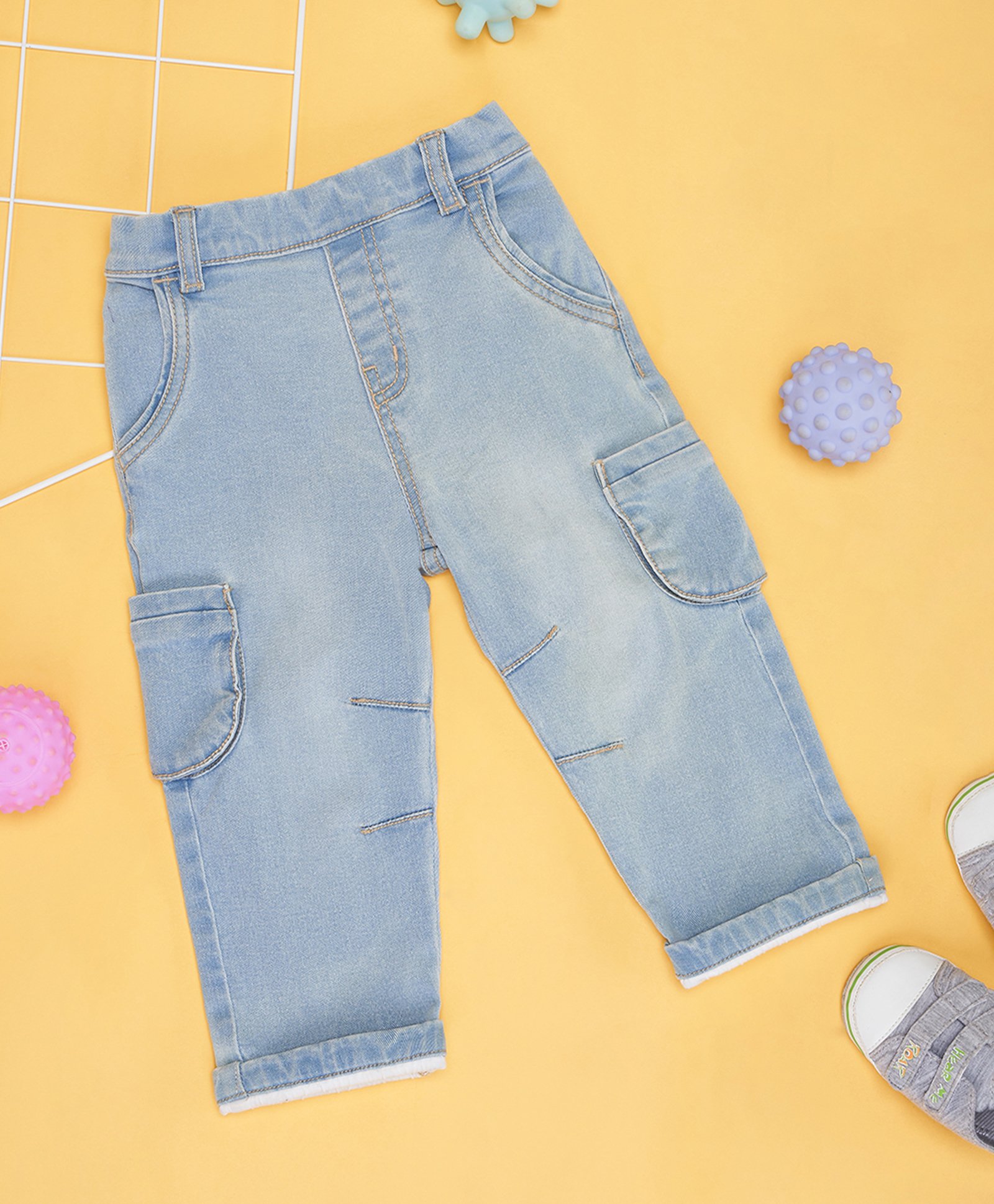 Pantaloons Baby Distressed Jeans - Light Blue-image-47