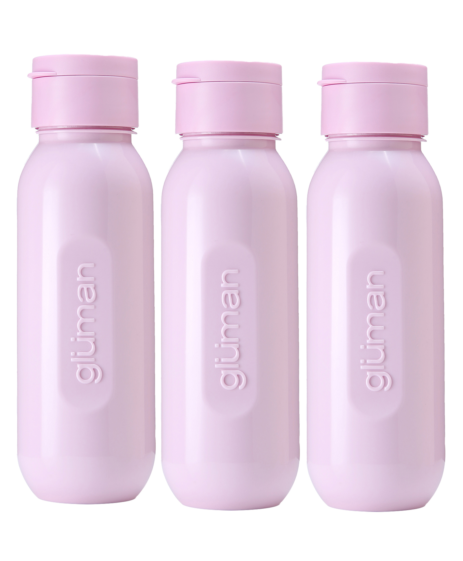Gluman Claro Mini Opaque water bottle, Spout Cap 500ml - Set of 3-picture-28