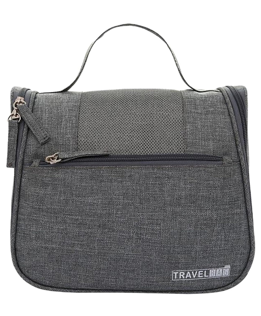 Uninest - Multipurpose Travel Toiletry Hanging Bag with Hook, Large Capacity, Water-Resistant Vanity Pouch with Mesh Pockets for Men & Women (Grey)-image-27