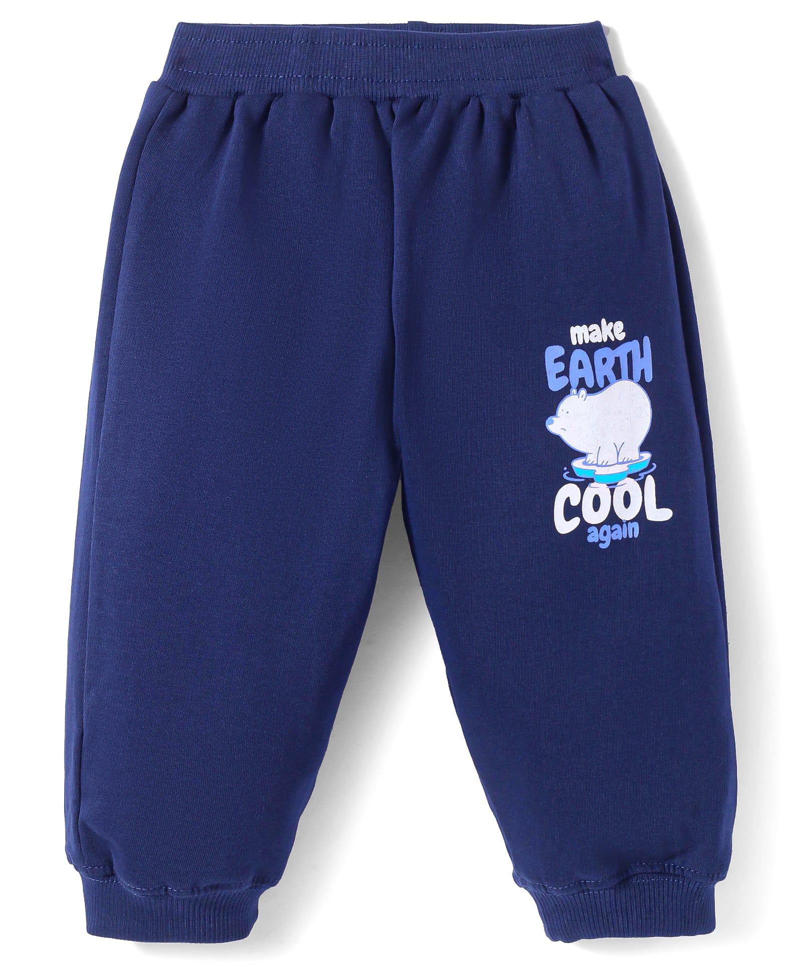 Tango Looper Knit Full Length Lounge Pant Polar Bear Print -Navy-picture-35