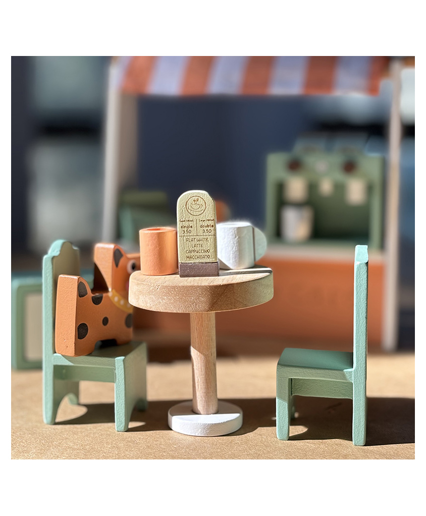 PlayBox Pet Friendly Cafe Wooden Toy | Pretend Play Toddler & Kids Baby Toys-image-39