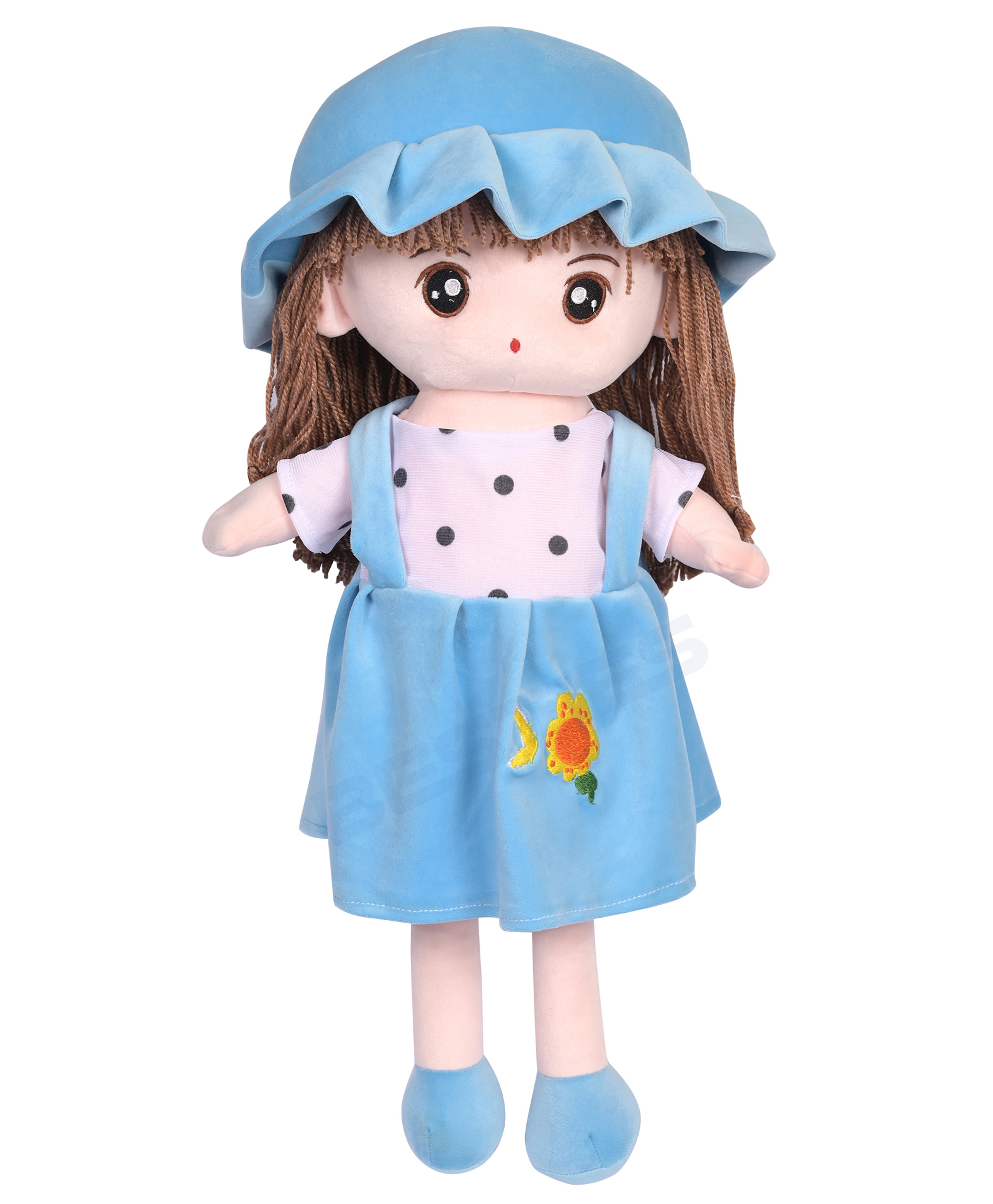 Besties Super Soft Huggable Princess Doll Blue - Height 65 cm-image-22