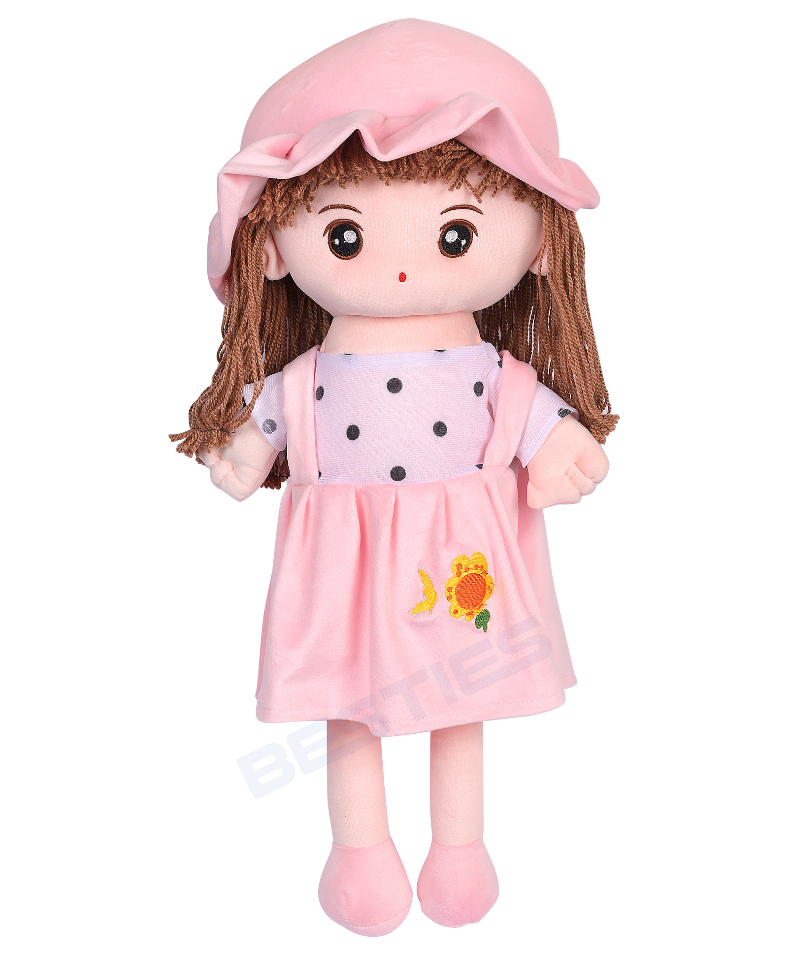 Besties Super Soft Huggable Princess Doll Pink - Height 65 cm
