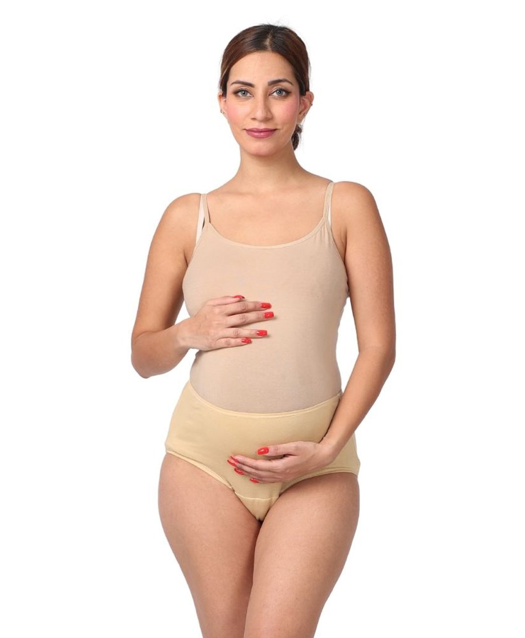 Morph Cotton Solid Incontinence Pregnancy Panty - Skin-image-25