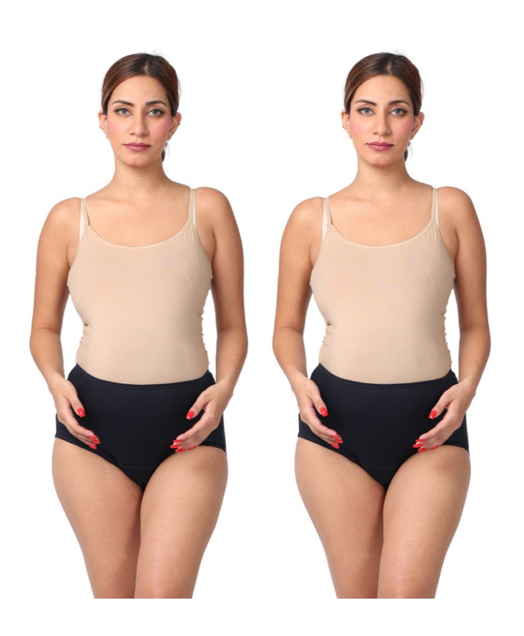 Morph Cotton Pack Of 2 Solid Incontinence Pregnancy Panties - Navy Blue-picture-16