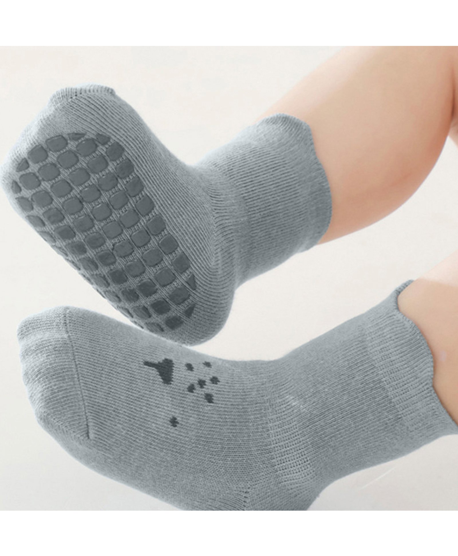 Bembika Cotton Animal Face Designed Socks - Blue-image-43