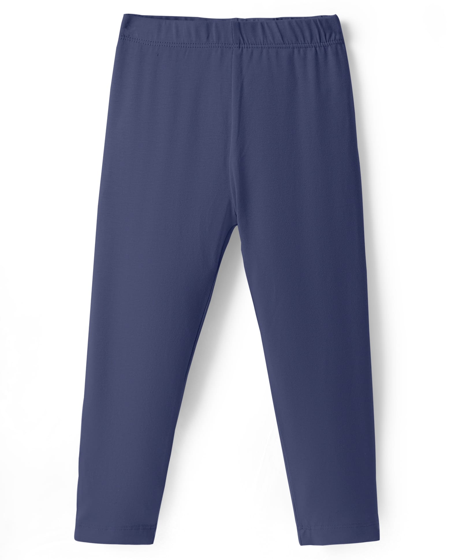 Babyhug Cotton Lycra Full Length Skinny Fit Solid Leggings with Stretch - Navy-image-41
