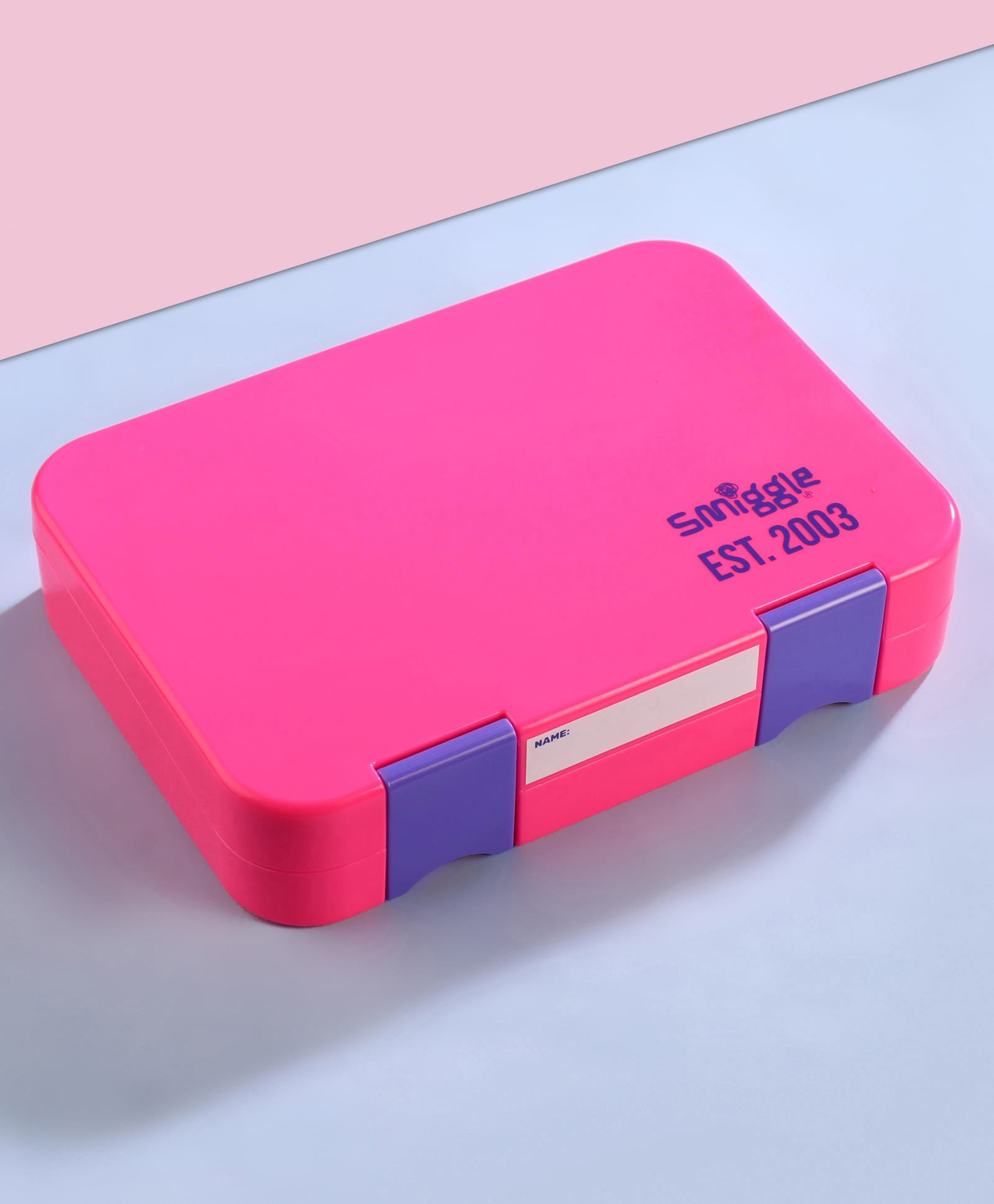 Smiggle Happy Bento Lunchbox - Neon Pink-image-5