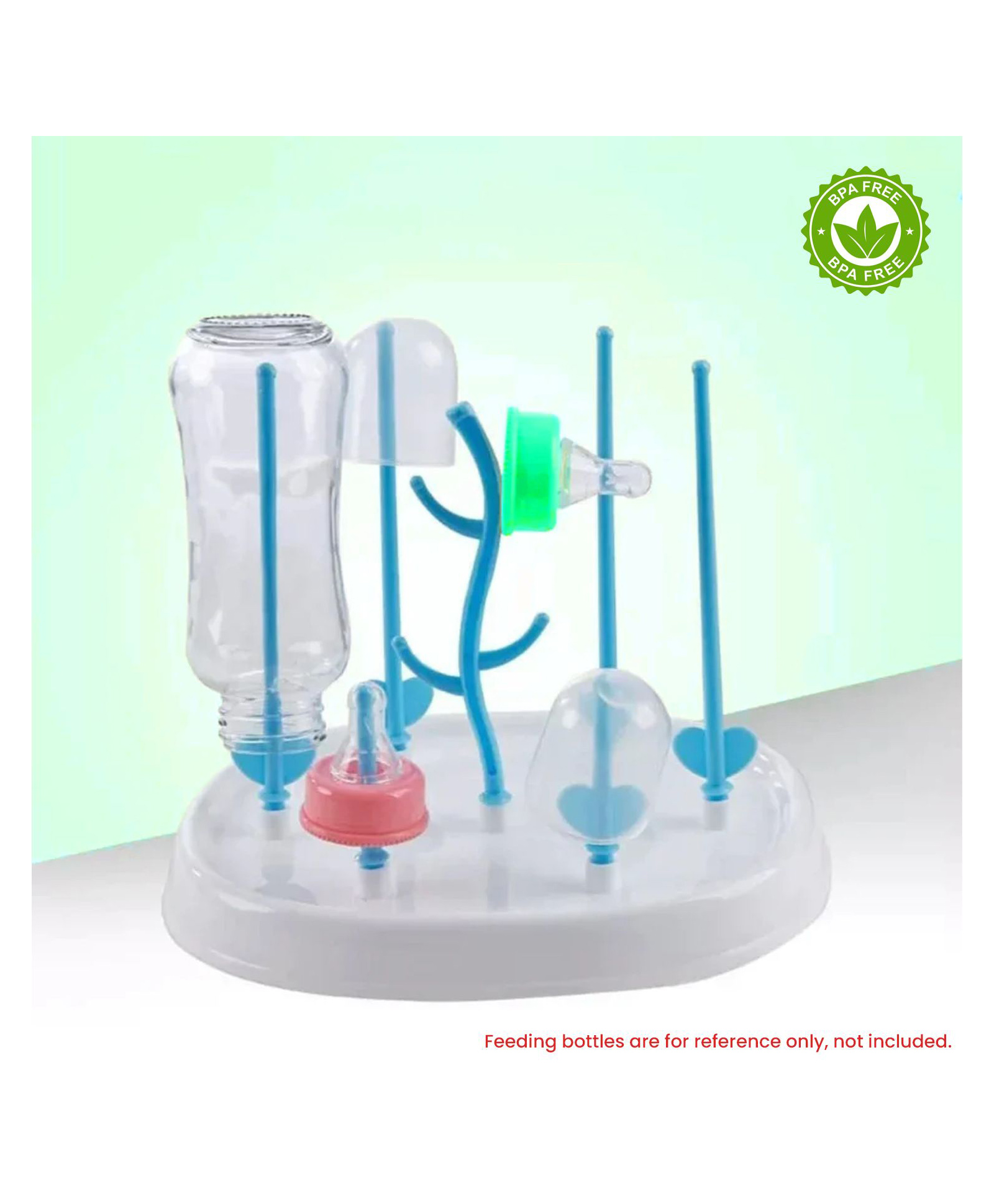 Safe-O-Kid BPA-Free Bottle Drying Rack is a durable, space-saving, and easy-to-clean solution for drying baby items-picture-18