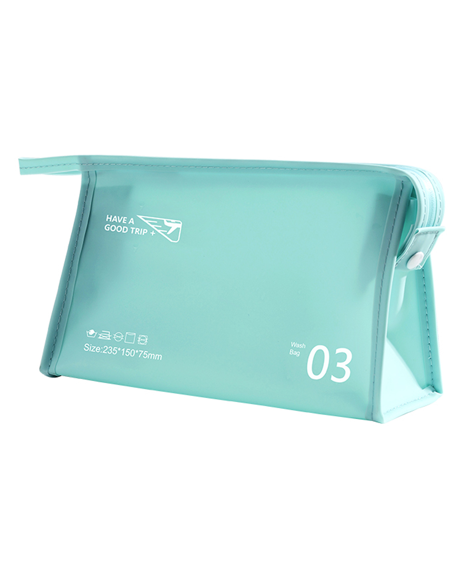 Uninest Travel Toiletary Cosmetic Bag for Women, Portable and Multifunctional Daily Use Essentials Pouch (Light Blue)-picture-15