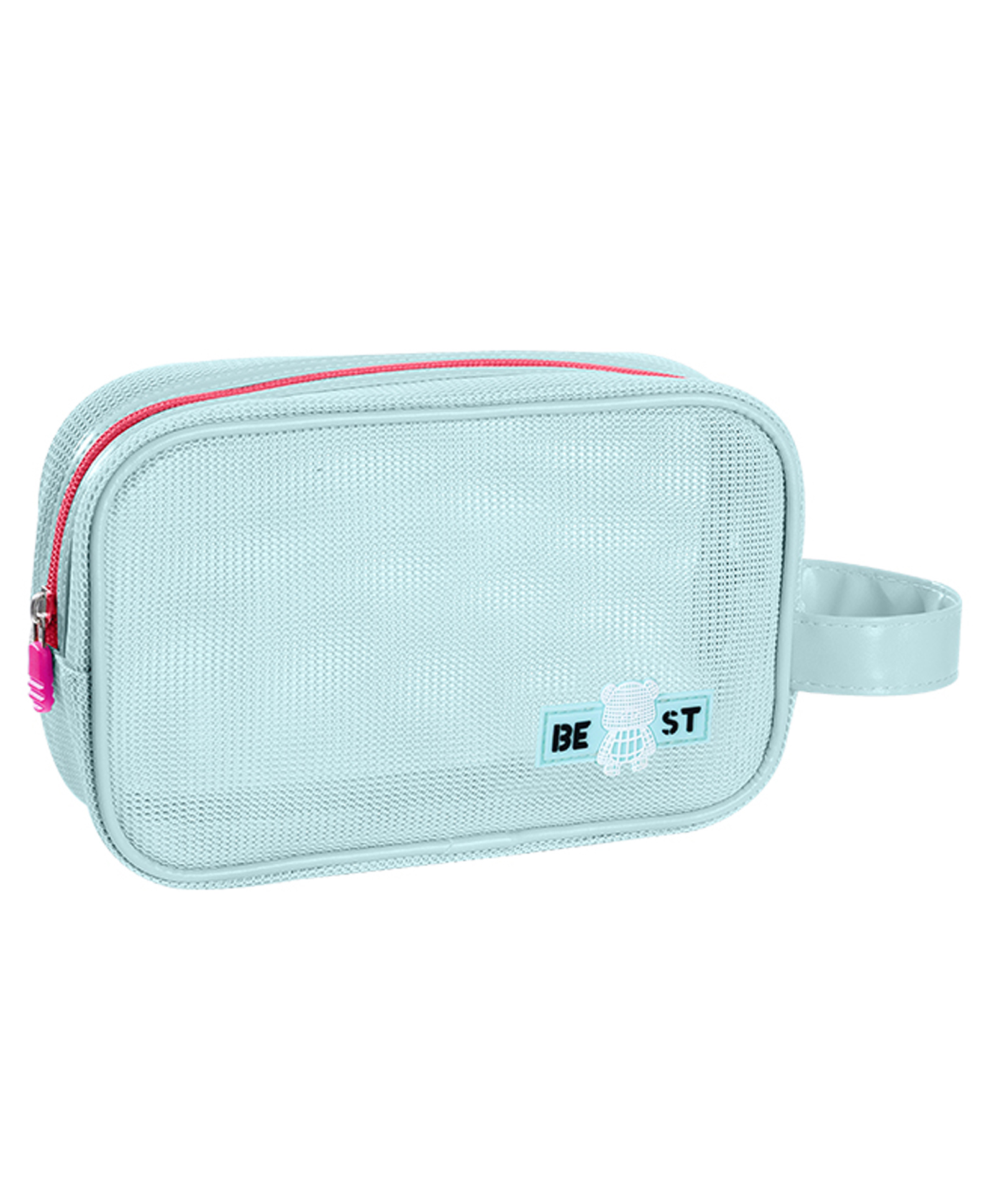 Uninest Portable Lightweight Travel Cosmetic Bag Zippered Pouch for Women and Men, Waterproof Washbag for Makeup Organizer & Toiletries Kit (Blue)-image-10