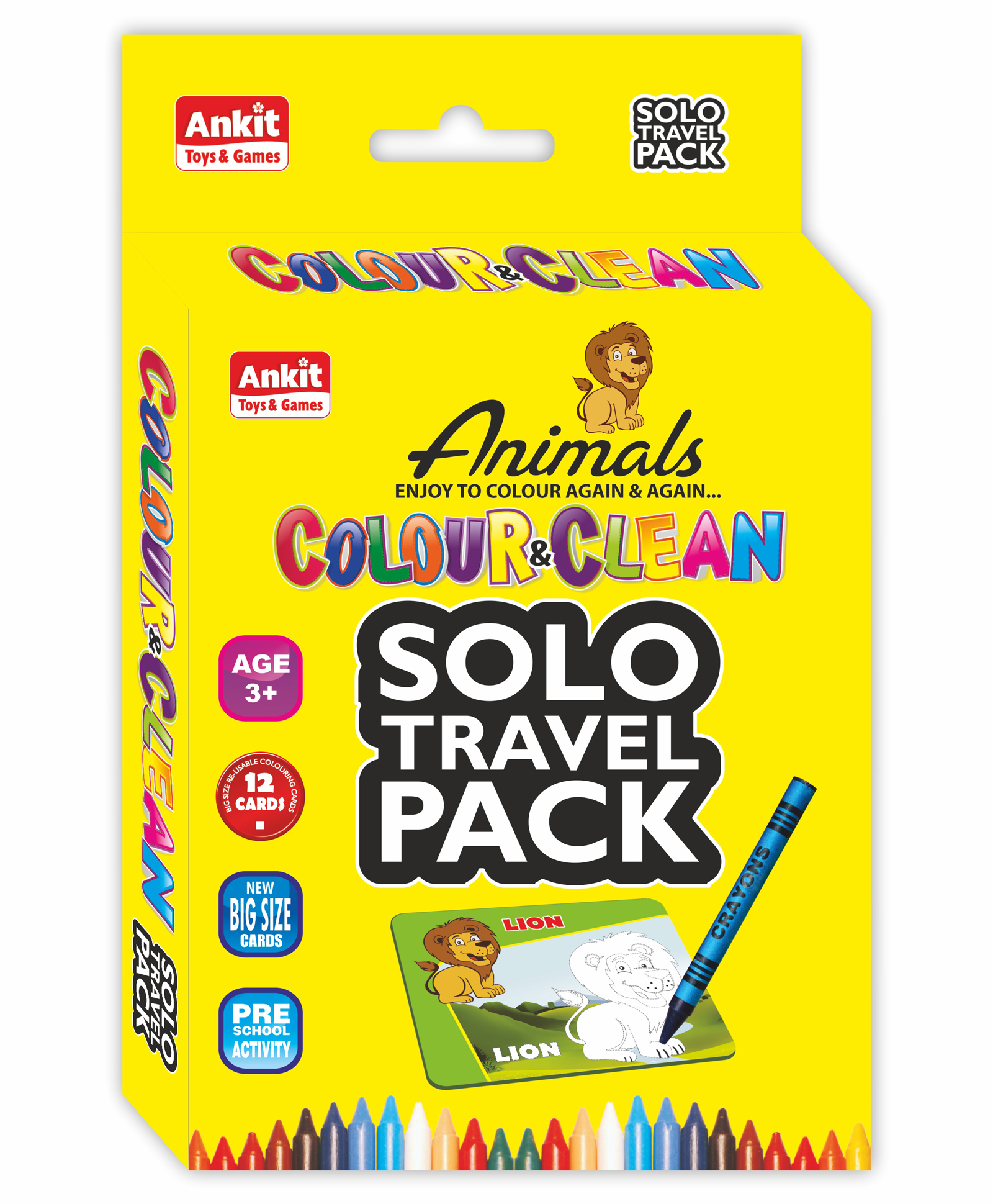 ankit toys & games Solo Travel Pack Animals - Pack of 14-picture-11