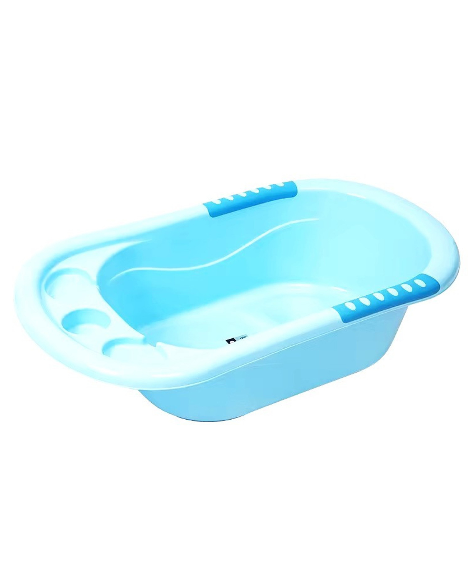 Oskart jumbo baby bath tub, providing hassle-free bathing from newborn to toddler stages anti-slip surface and ergonomic design (Blue) (Only Tub)-picture-28