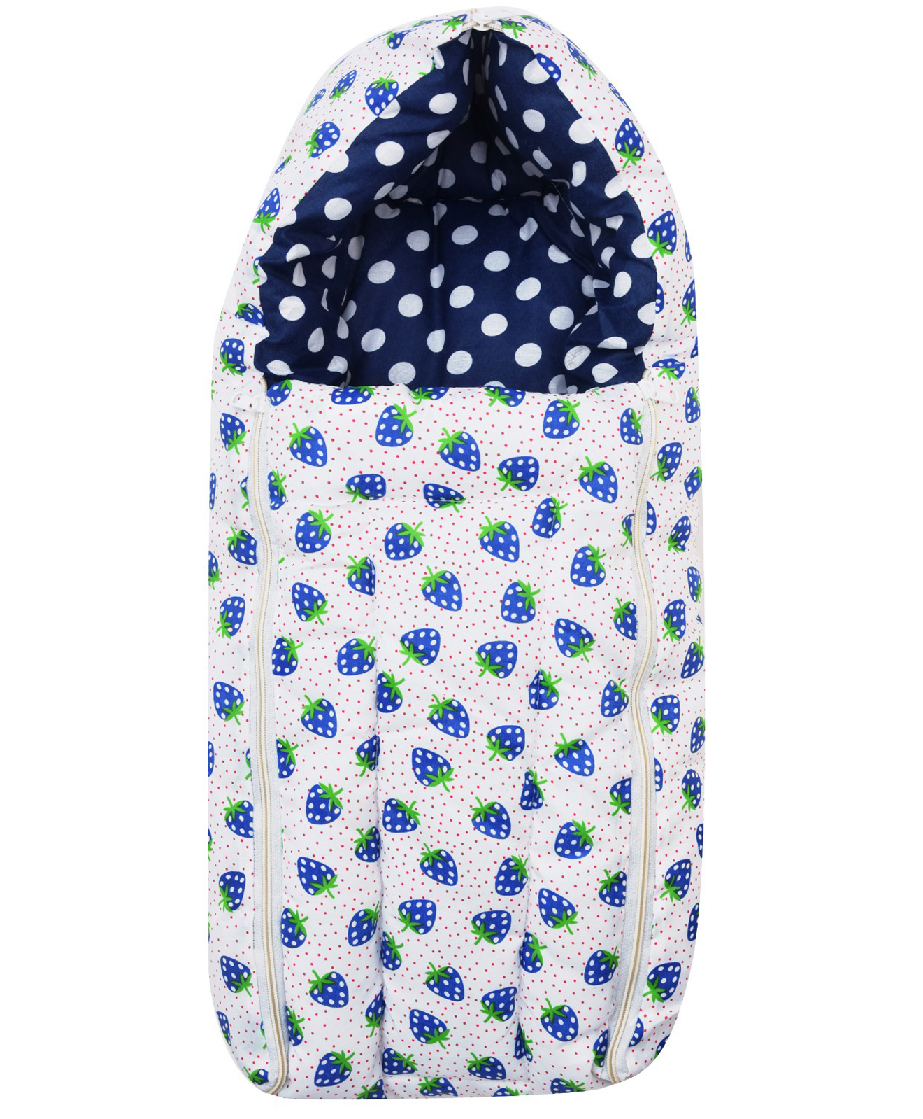 RRC 3 in 1 Convenient Soft Cotton Portable& Cozy Baby Sleeping Bag For New Born Baby - Blue-image-35