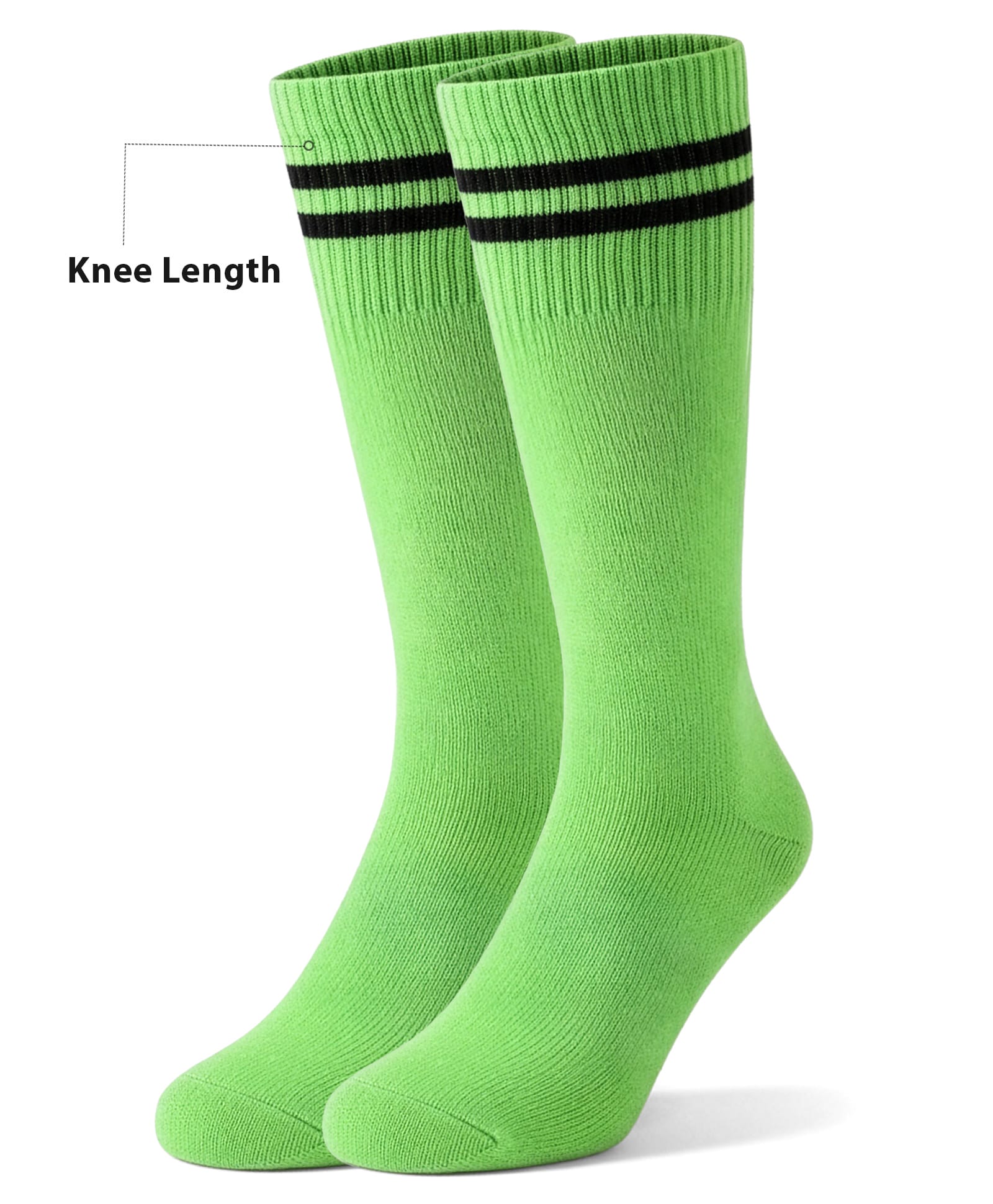 Pine Active Knit Knee Length Football Socks - Green-picture-21