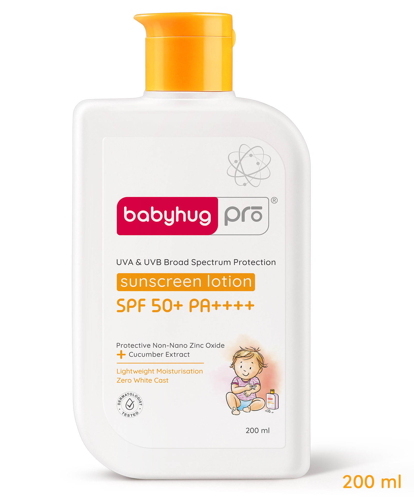 Babyhug Pro Sunscreen Lotion SPF 50 PA++++ - 200ml