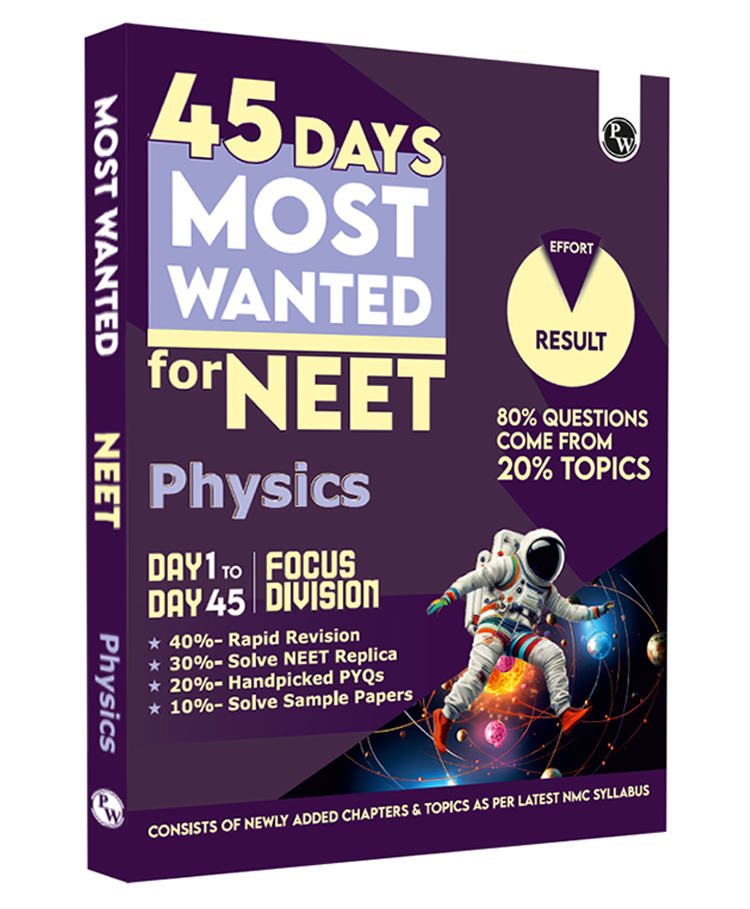 PW 45 Days NEET Most Wanted Physics for NEET UG 2025 Chapter wise Revision Based on 80-20 rule with Sample Papers and Handpicked Past Year Questions- English-image-24