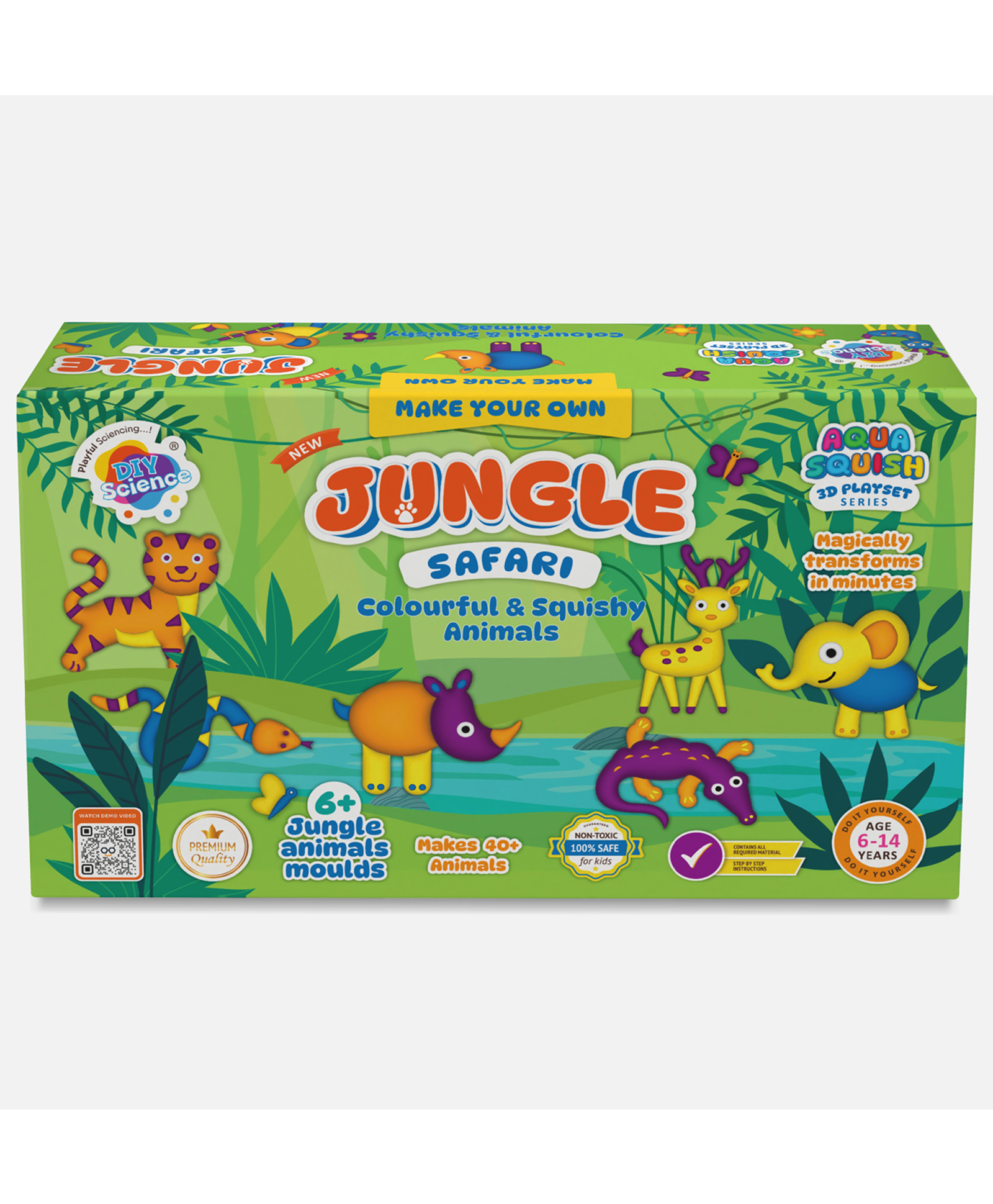 diy science DIYScience Jungle Safari Aqua Squish Kit - Multicolour-picture-27