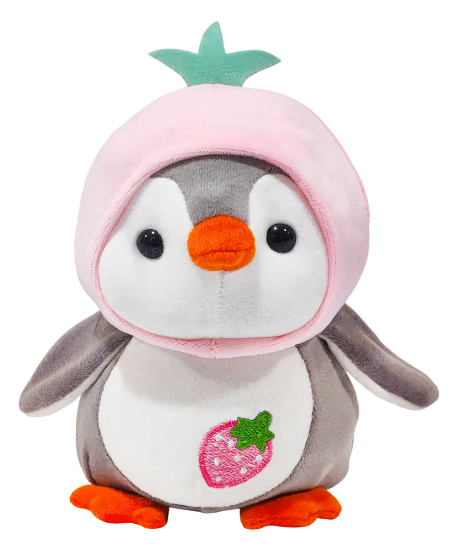FunBlast Cute Fruity Penguin Soft Toy for KidsPack of 1 Pink - Height 20 cm-picture-21