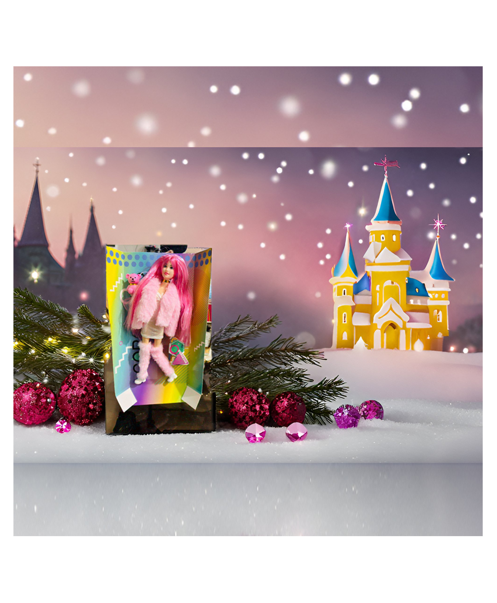 Yunicorn Max Snowfall Doll - Colour may vary- MulticolorHeight - 35 cm-picture-16