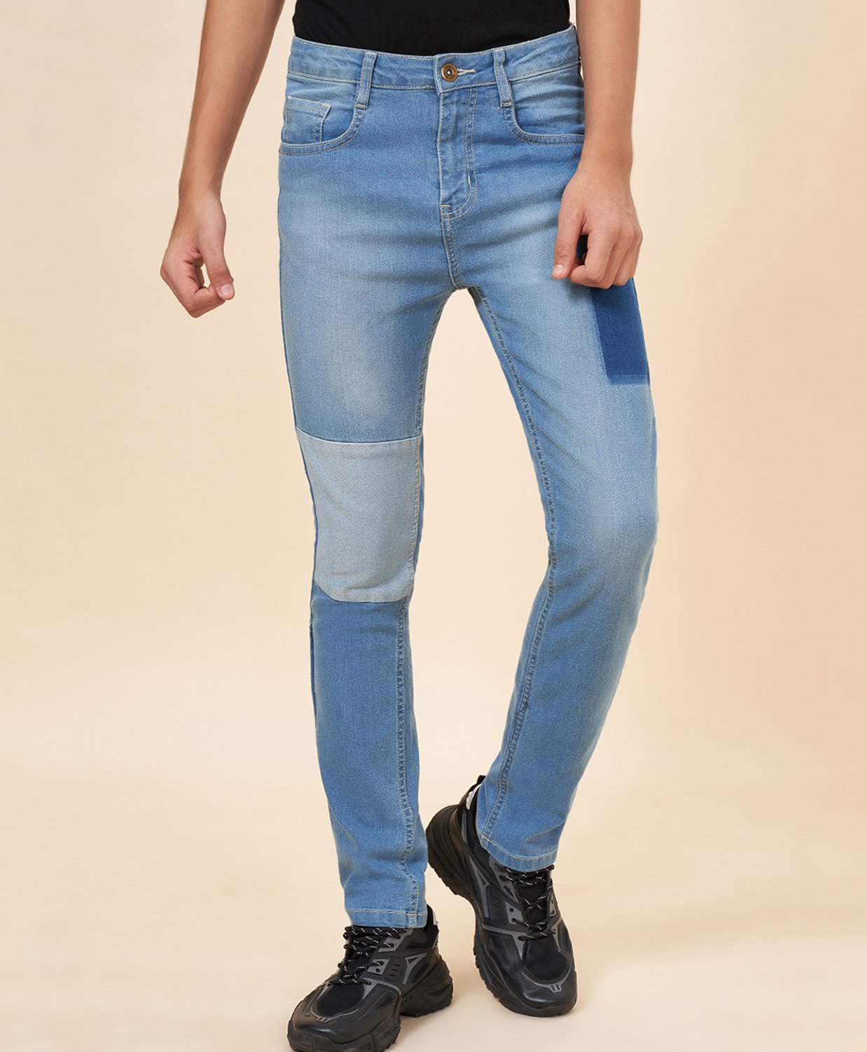 Coolsters by Pantaloons Denim Cut & Sew Jeans - Blue-picture-21
