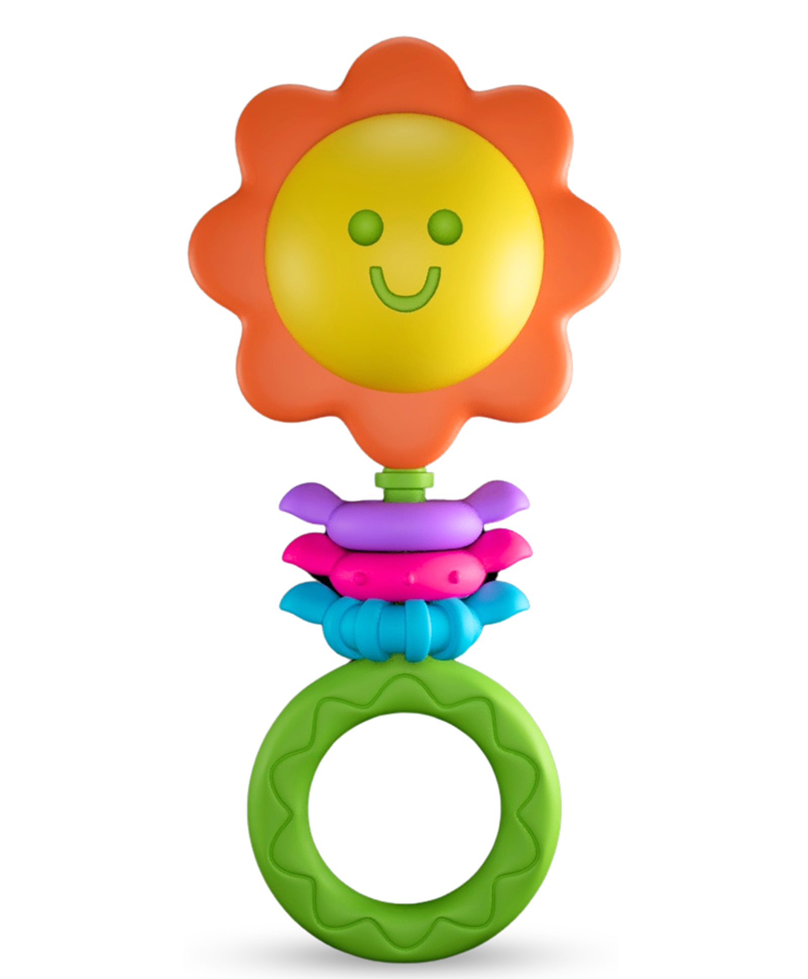 Cradle Sunflower Rattle - Yellow-image-11