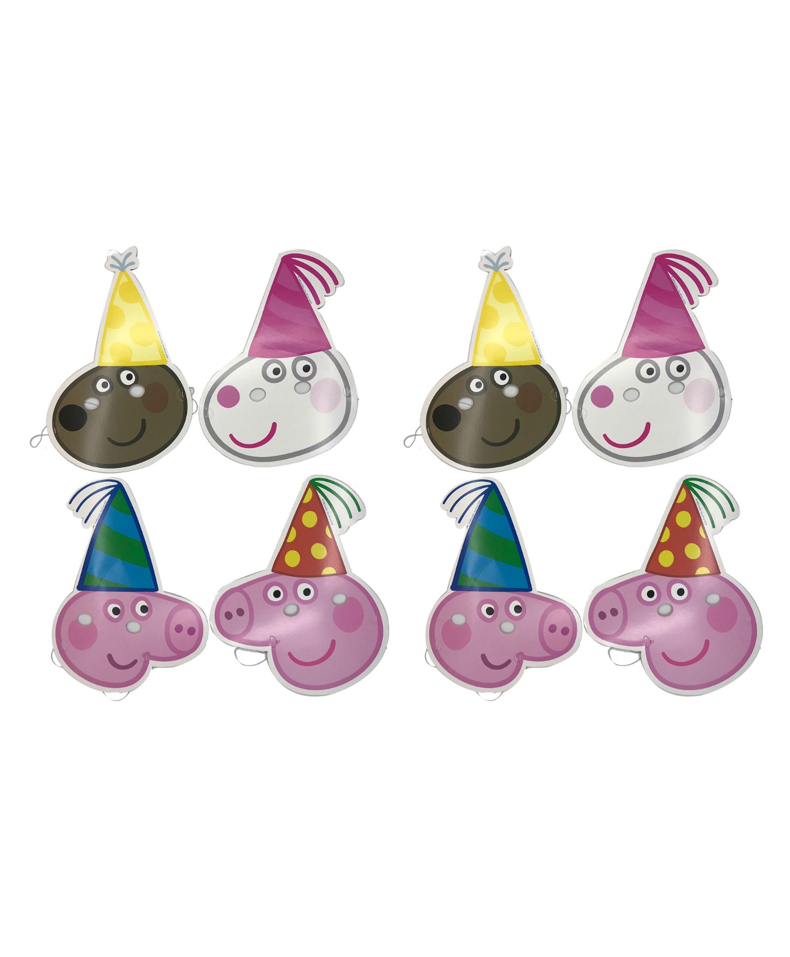 Funcart Peppa Pig Paper Face Mask - 8 pieces-picture-45