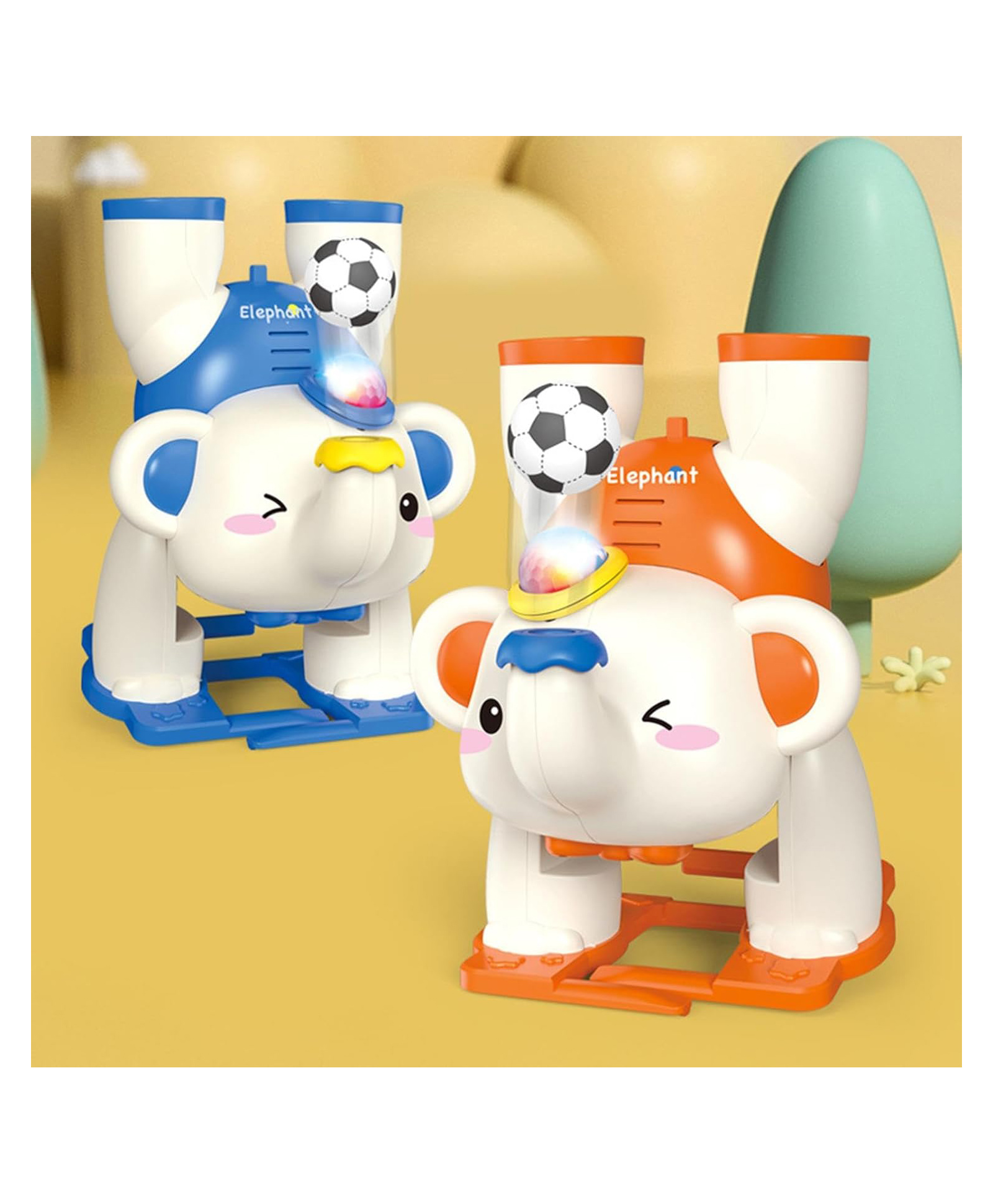 AKN TOYS Elephant Floating Ball Toy, Colorful Elephant Toy Animal Figures, Electric Toys Safe Floating Ball Toy -PACK OF 1 ( COLOR AND DESIGN MARY VARY)-image-31