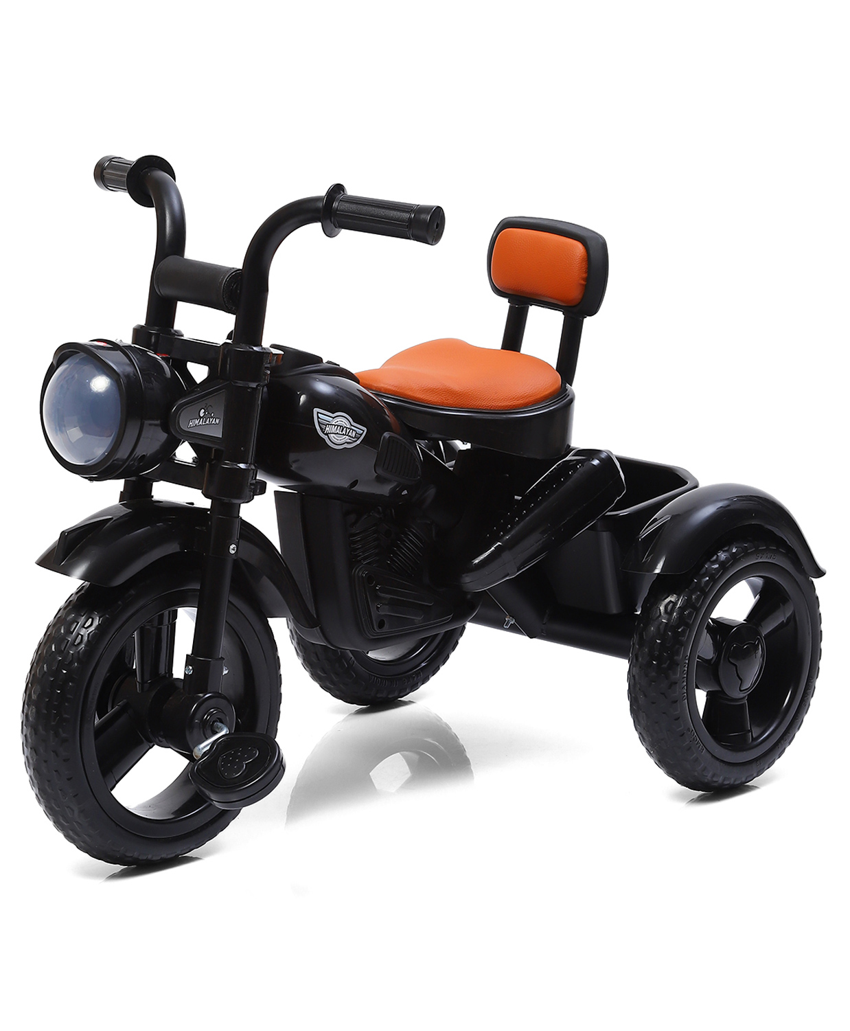 funride Fun Ride Himalayan Kids TricycleMusical Trike with Front Headlight for Indoor & Outdoor - Black-picture-40
