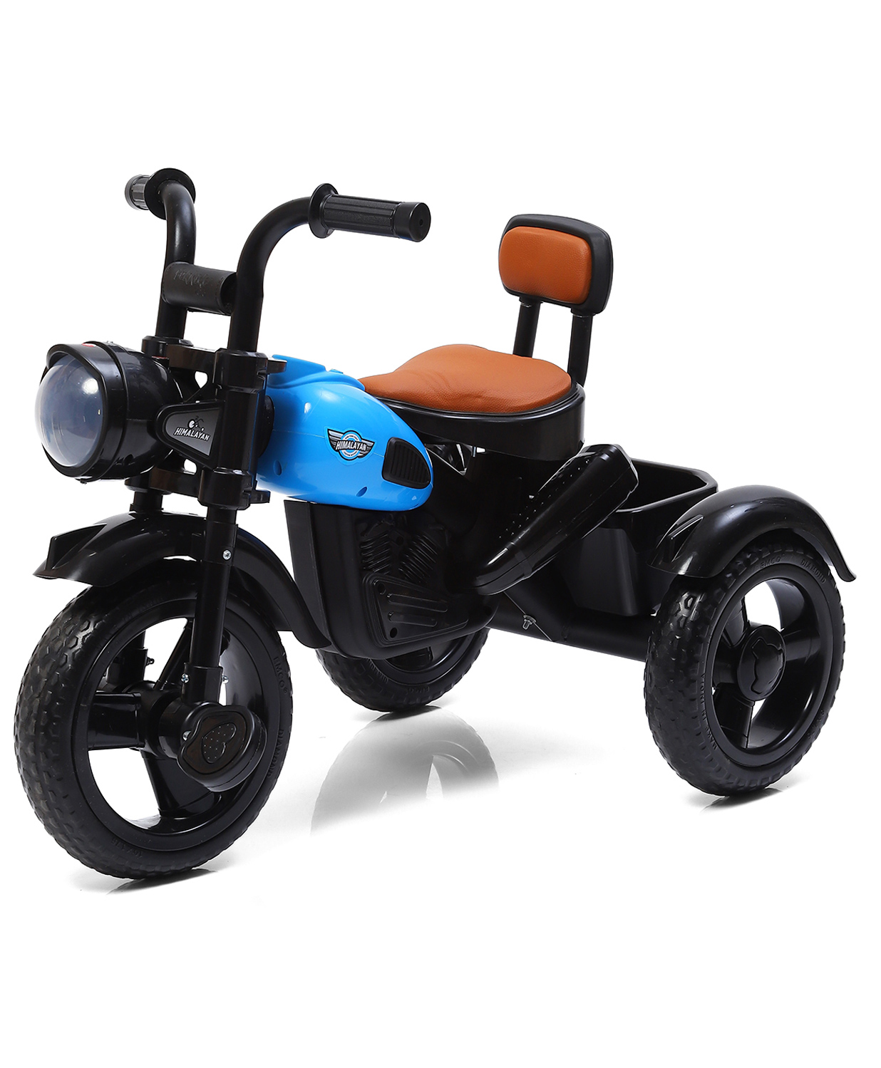 funride Fun Ride Himalayan Kids TricycleMusical Trike with Front Headlight for Indoor & Outdoor- Blue-picture-17