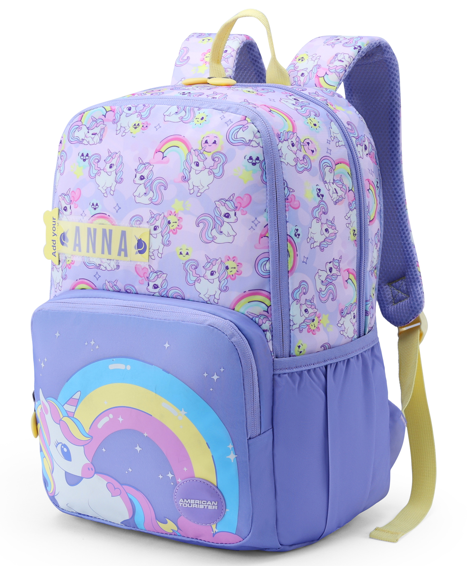 American Tourister DIDDLE 4.0BP01 21 L Unicorn Print Backpack Lavender - Height 15 Inches