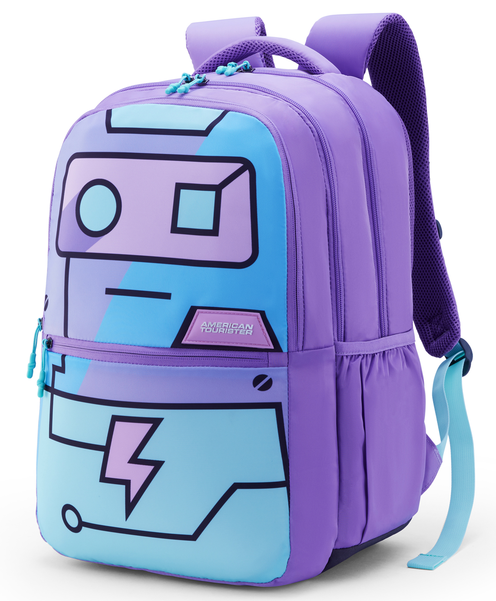 American Tourister TOODLE 4.0XXL BP ROBO 35 L Backpack Lavender - Height 19 Inches-image-9
