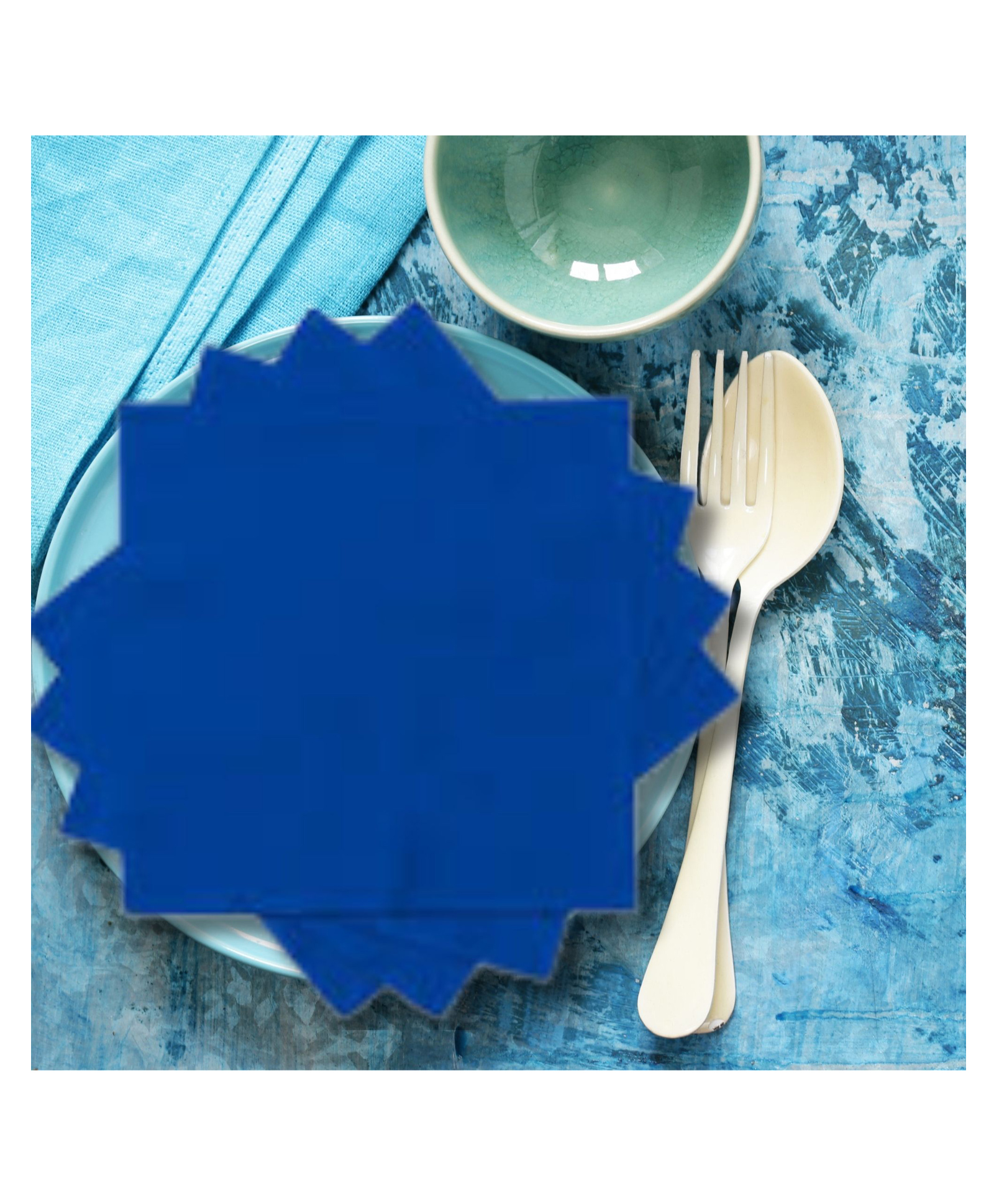 Party Anthem 2 Ply Paper Napkins Dark Blue - Pack of 40