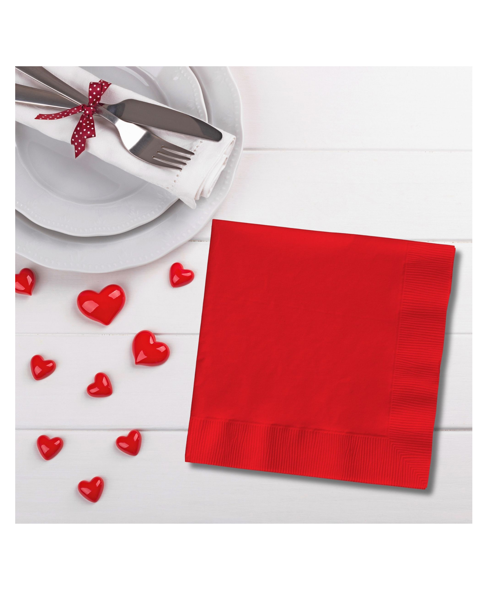 Party Anthem 2 Ply Paper Napkins Red - Pack of 40