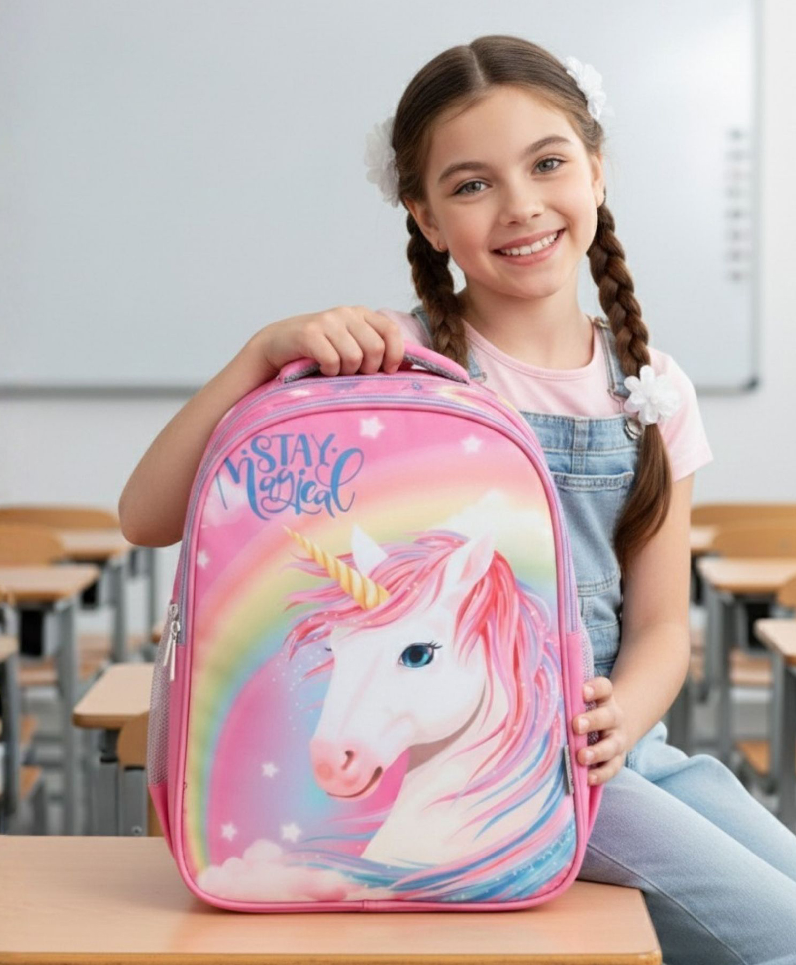VISMIINTREND Elementary School Bag - Height 16 Inches-picture-6