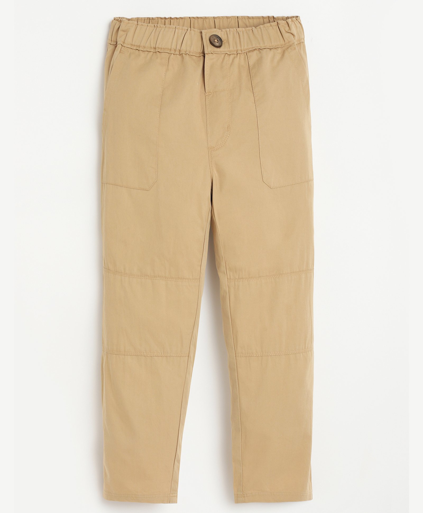 Campana 100% Cotton Solid Pant - Beige-picture-26