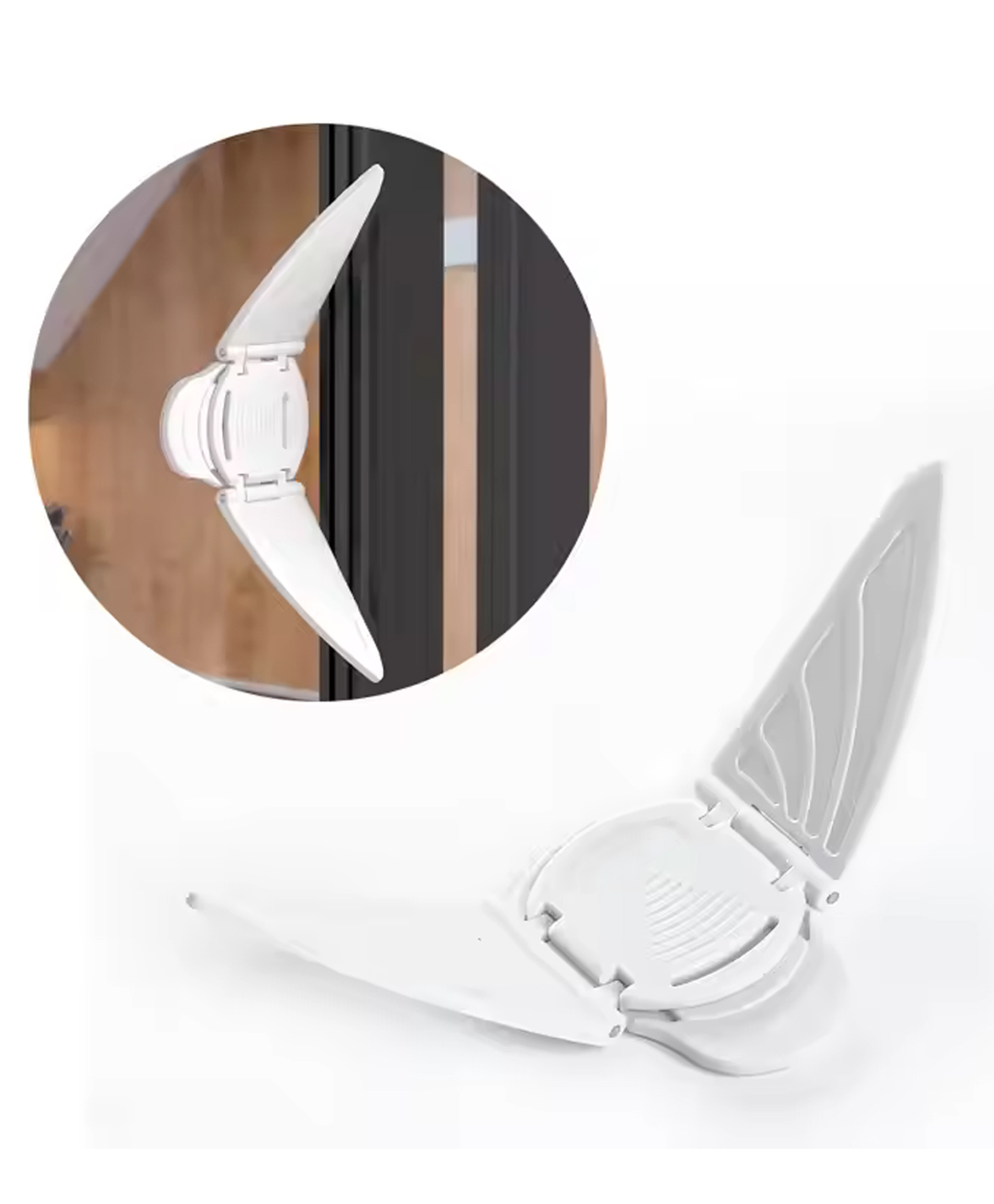 Safe-O-Kid Elegant Butterfly Shaped Window Lock - Finger Safety Protector for Sliding Windows & Doors - BPA Free-image-25