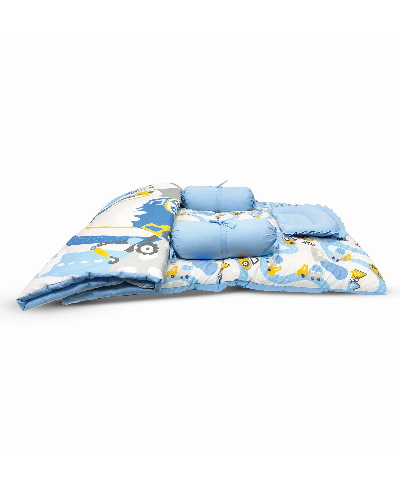 Nuluv Cotton 5 PC Gadda Set - Transport-image-49