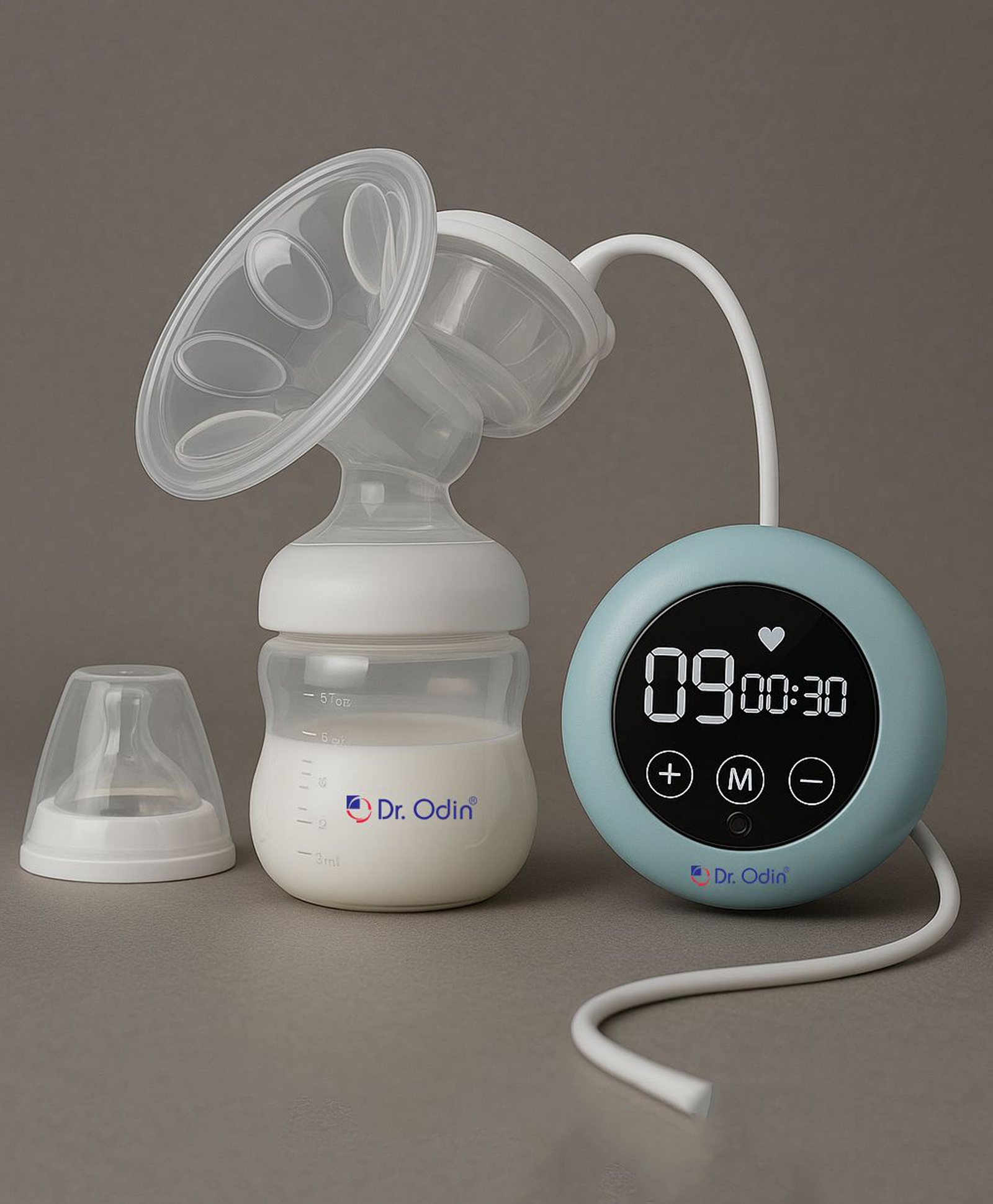 Dr. Odin OEP002 Electric Breast PumpPortable & Rechargeable with Touch Screen, 3 Modes & 27 Suction Levels, Soft Silicone Flange, Auto Shutdown, BPA-Free for Comfortable Pumping-image-22
