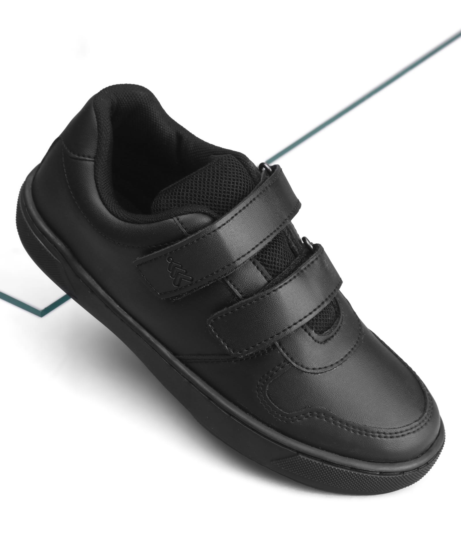 Pine Kids Velcro Closure School Shoes - Black-picture-40