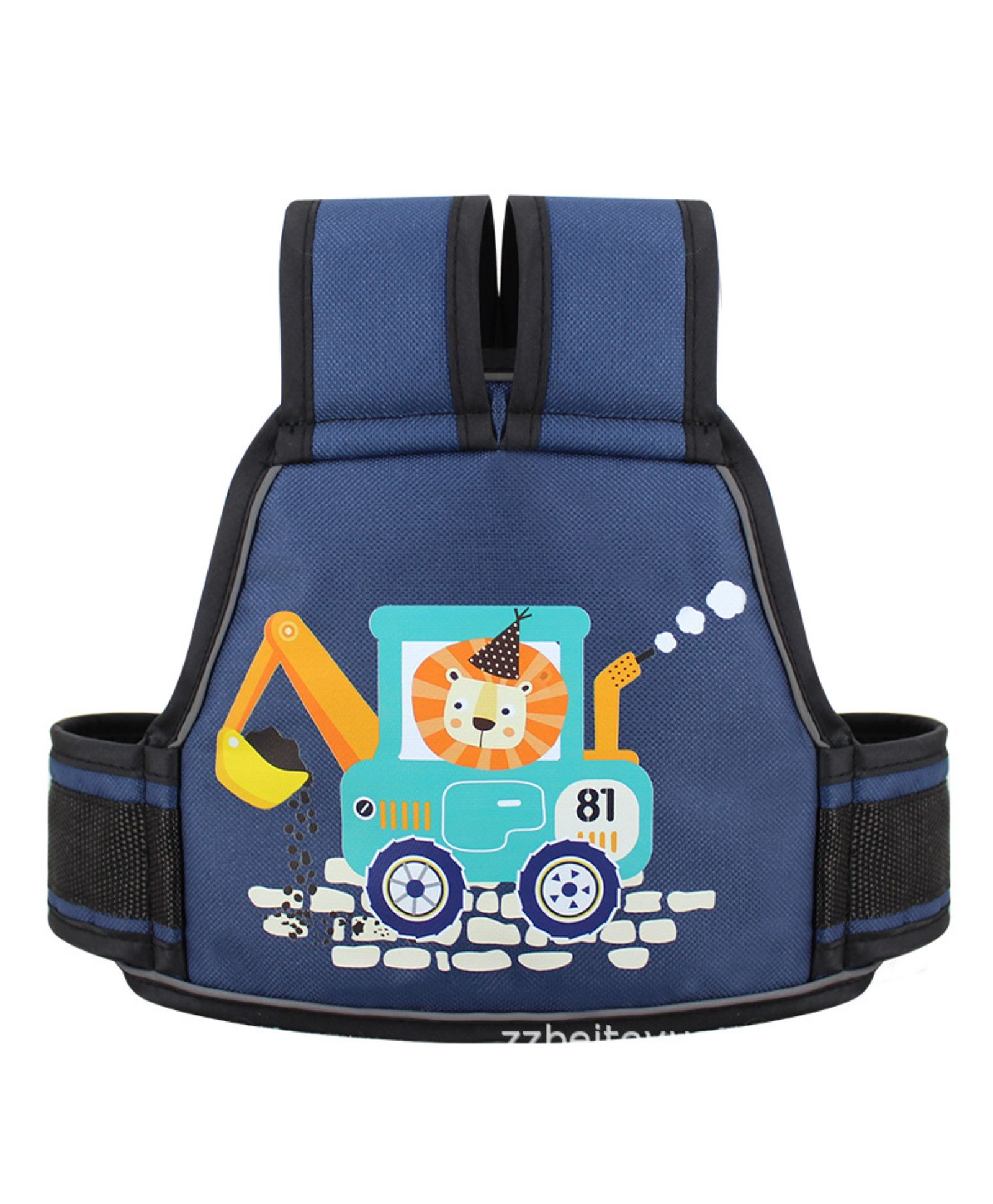 SYGA Baby Carrier with Adjustable Safety Belt, Anti-Fall Protection for Electric Motorcycle Riding, Lightweight and Comfortable(Dark Blue)-image-6